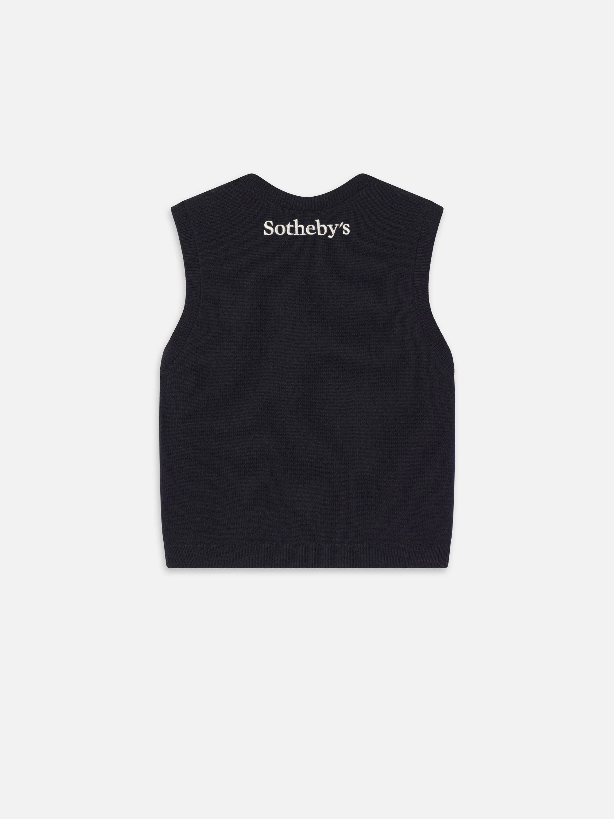 Sotheby’s Women's Argyle Vest -- Navy Multi - Image 4