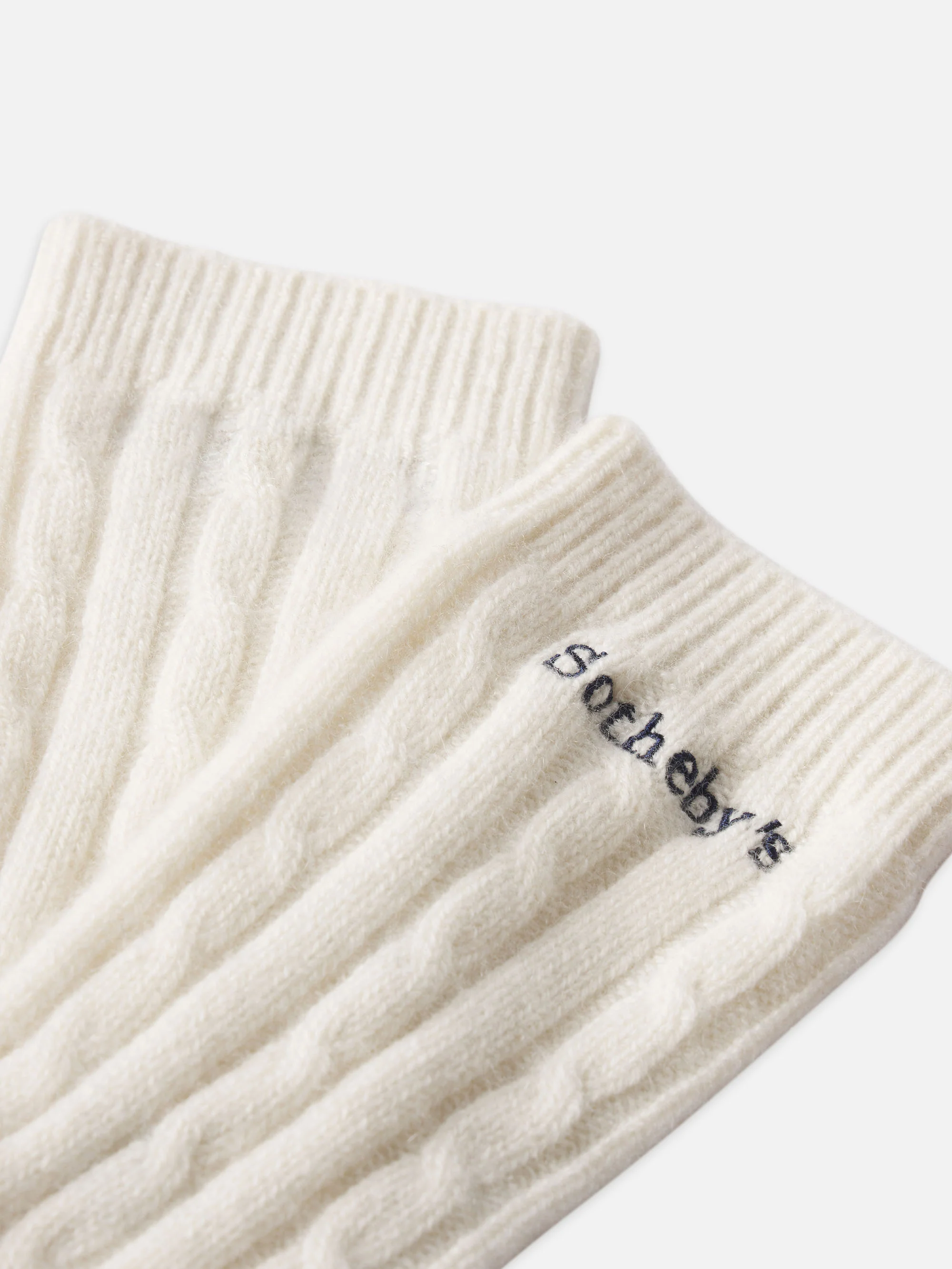 Sotheby’s Cable Socks -- Navy Multi - Image 3