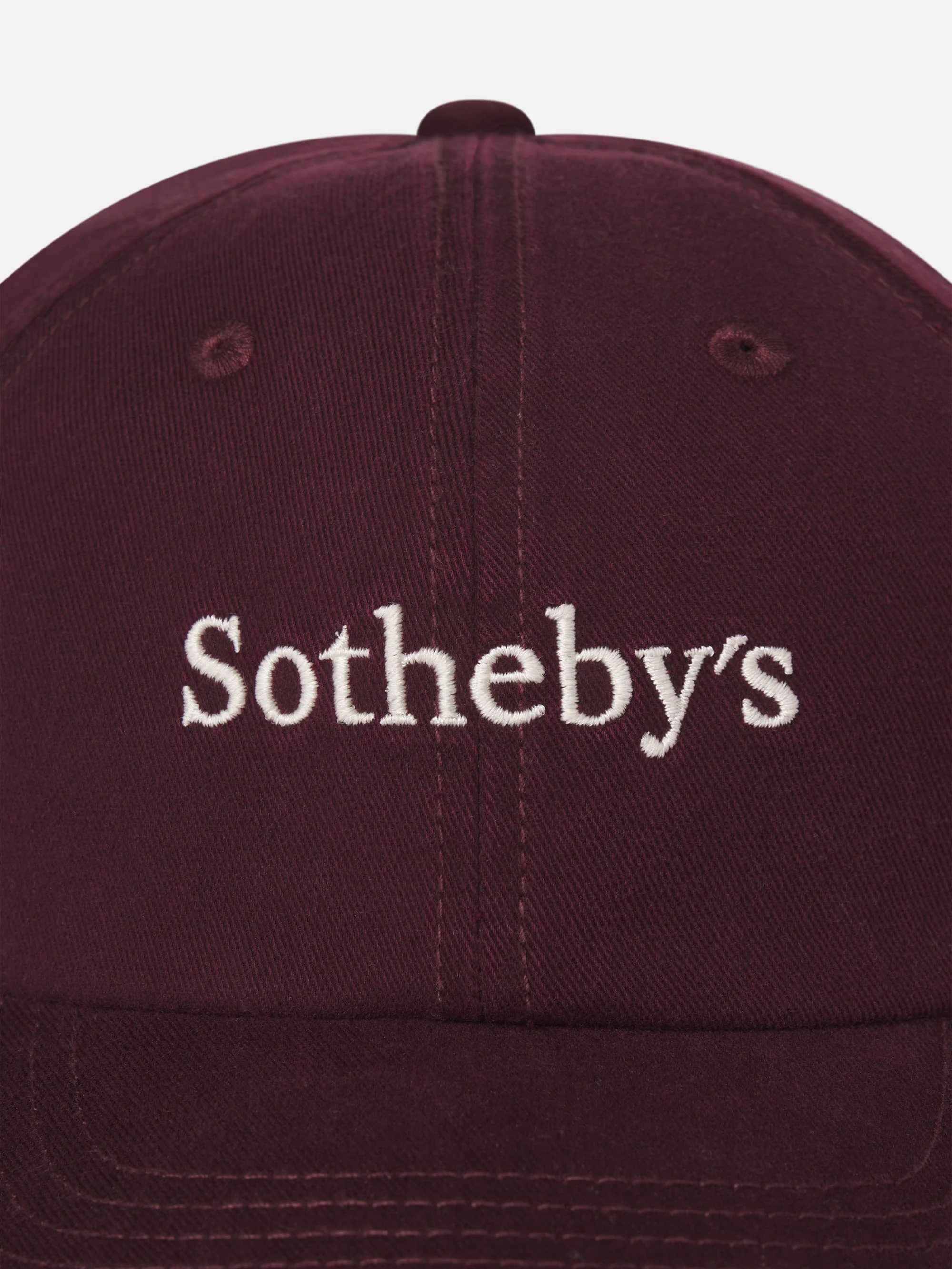 Sotheby's Baseball Cap -- Burgundy - Image 3