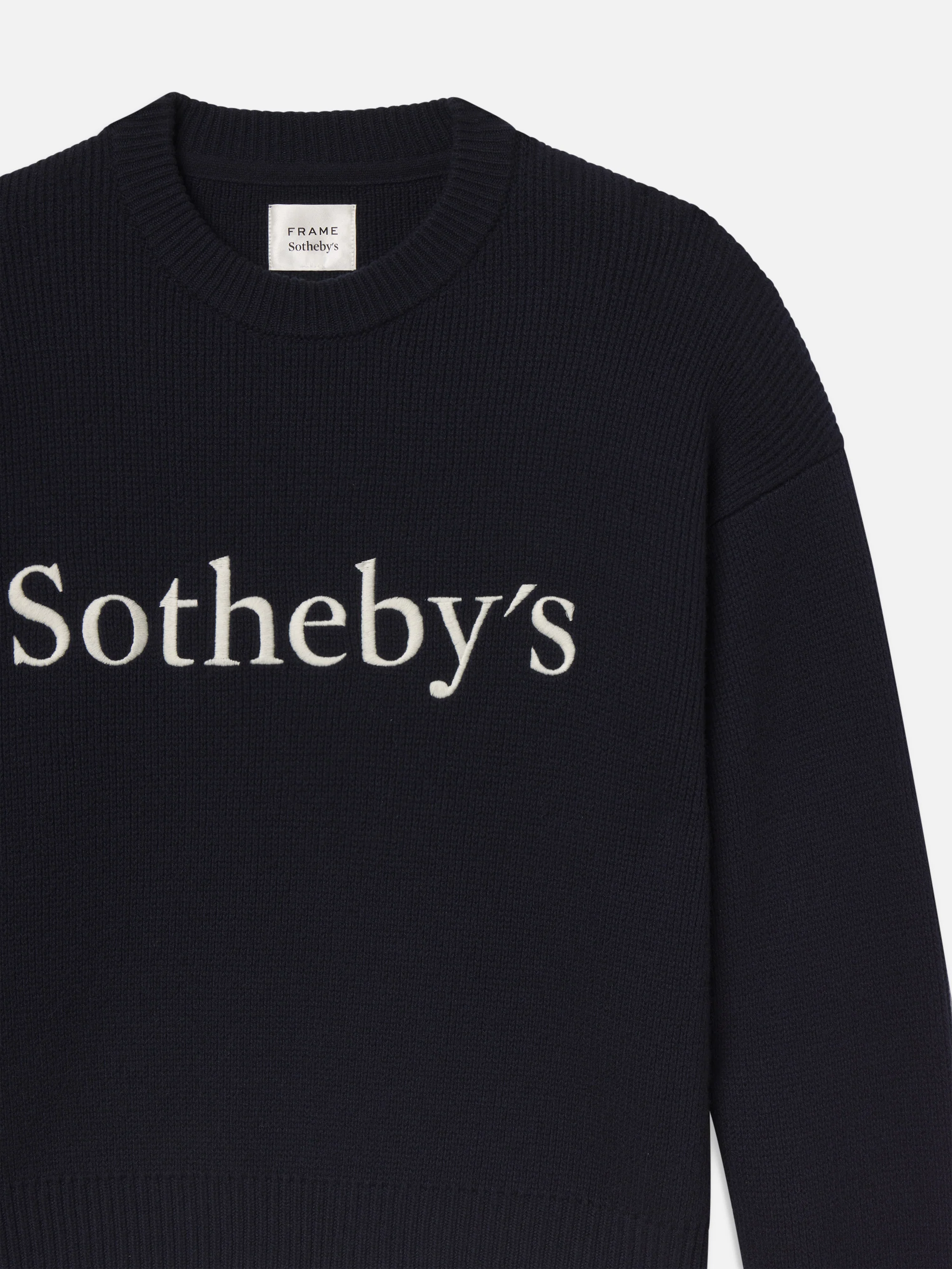 Sotheby's Unisex Cashmere Sweater -- Navy - Image 4