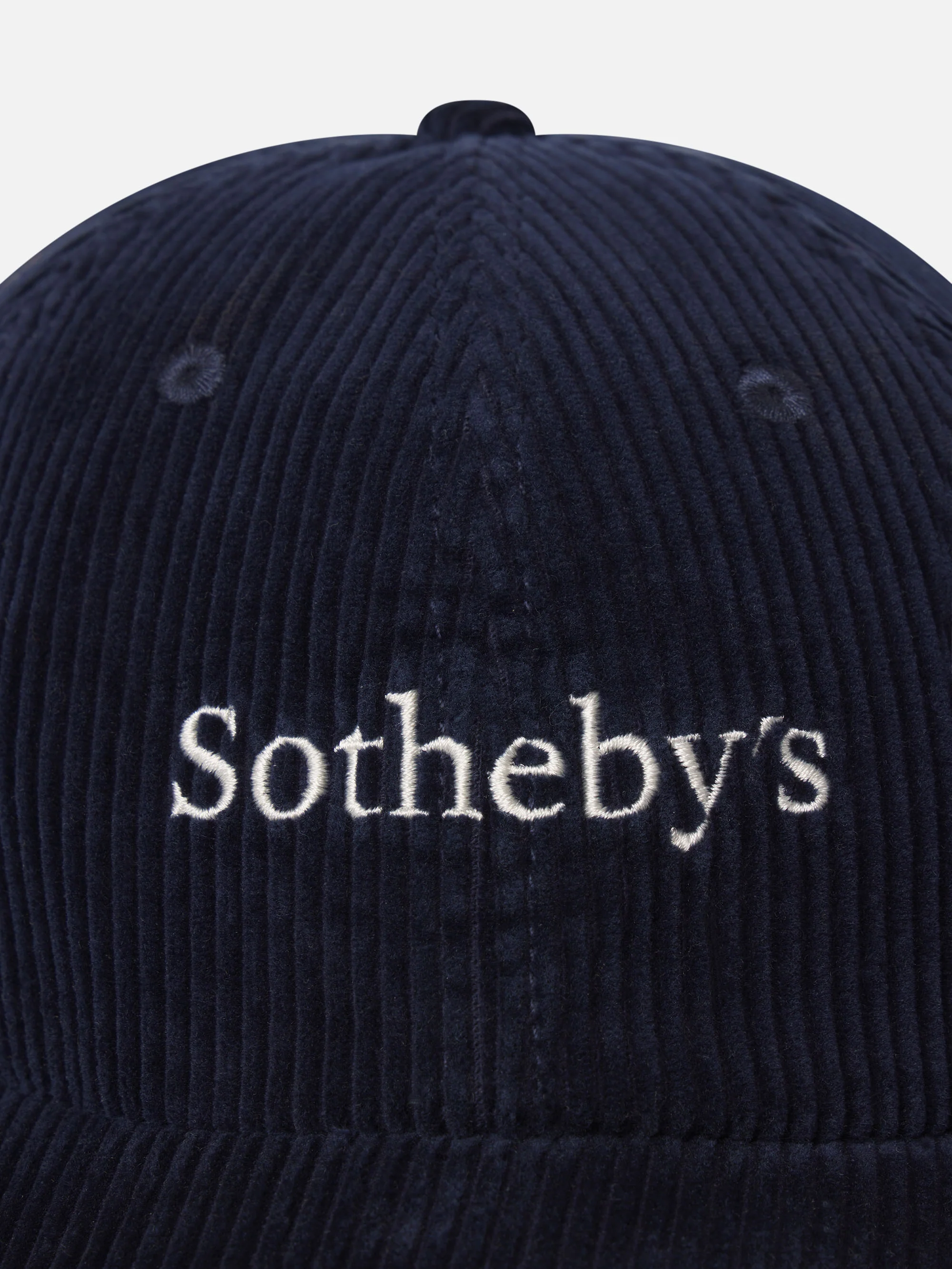 Sotheby's Corduroy Cap -- Navy - Image 2