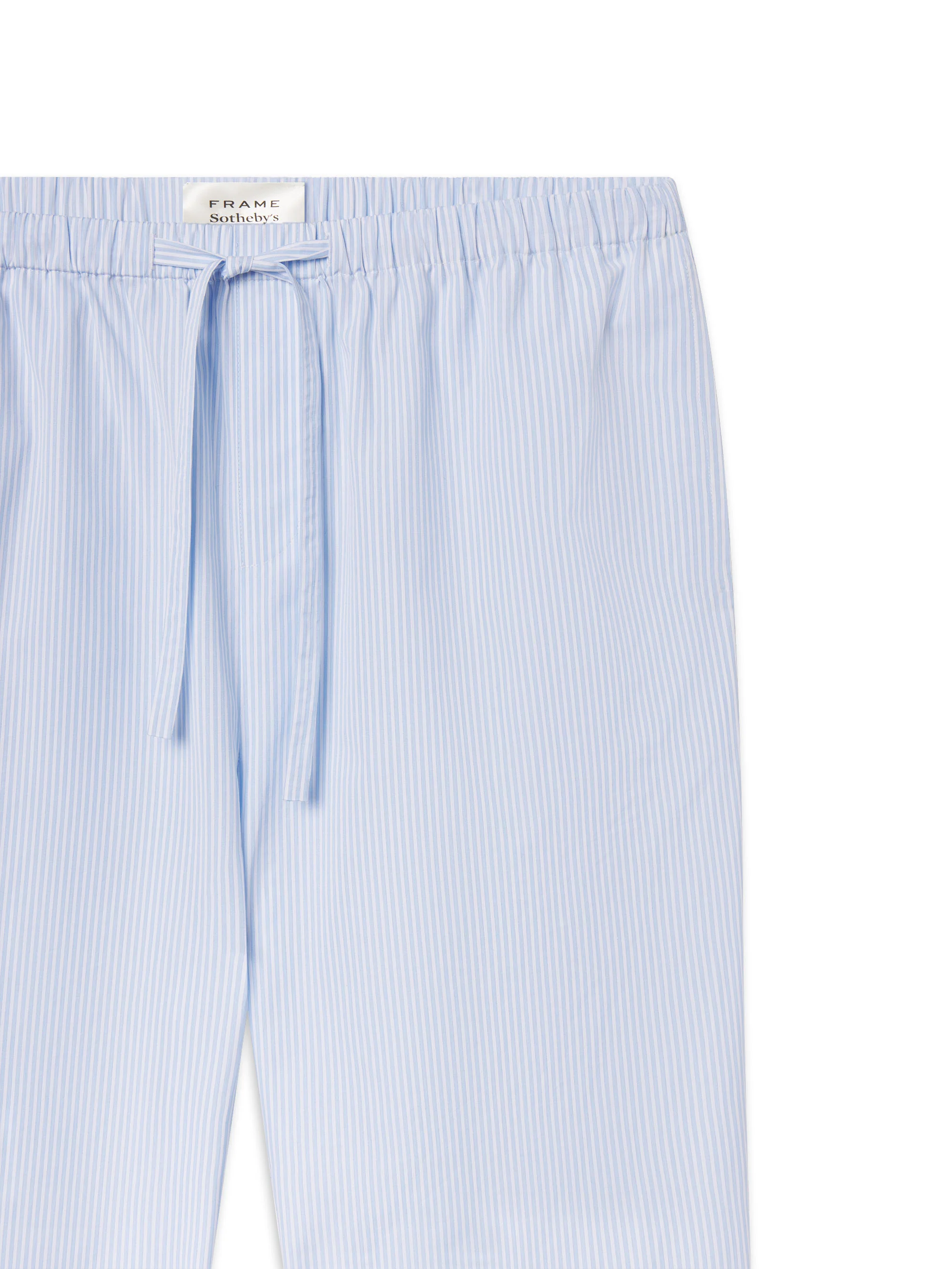 Sotheby's Unisex Pajama Pant -- Blue Stripe - Image 4