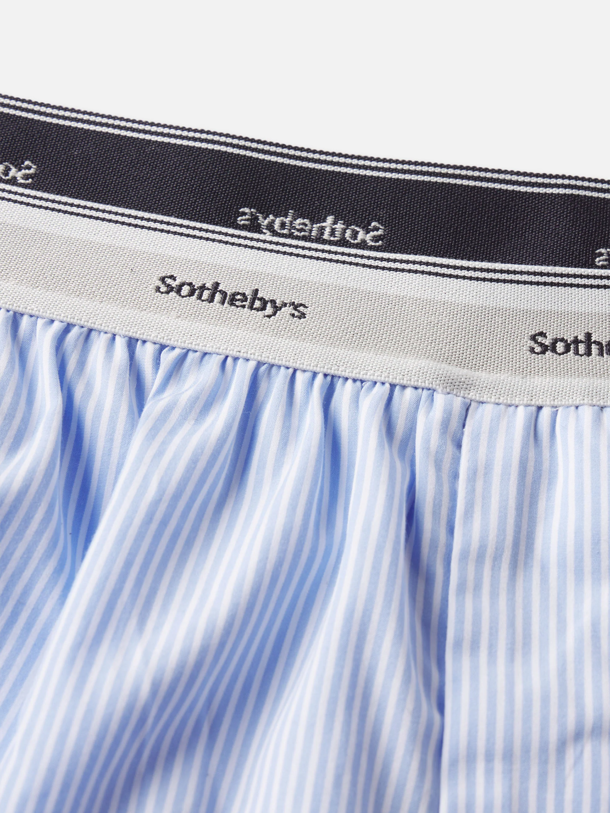 Sotheby’s Unisex Boxer Short -- Blue Stripe - Image 3