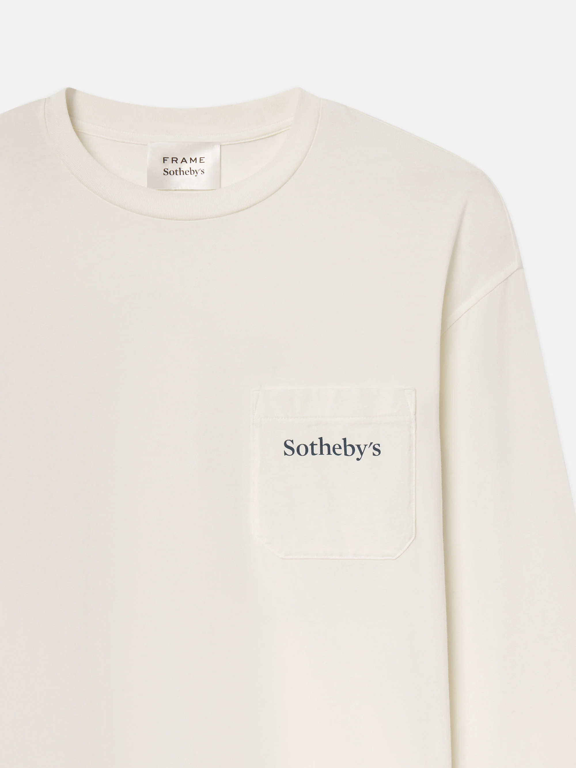 Sotheby's Unisex Long Sleeve Tee -- White - Image 3