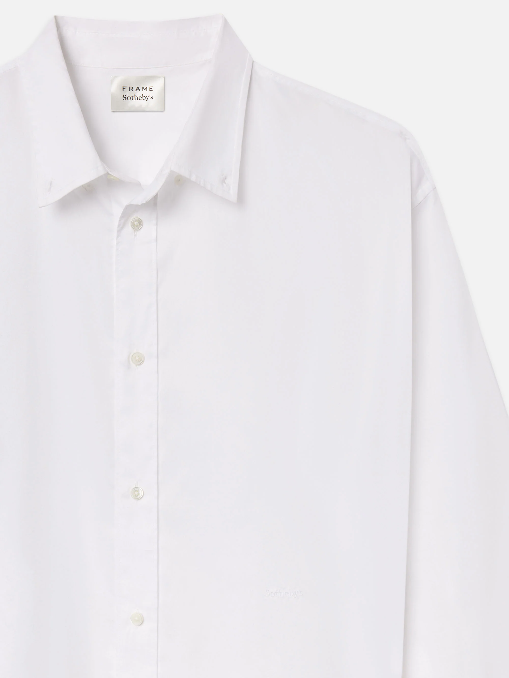 Sotheby's Unisex Oxford Shirt -- White - Image 3