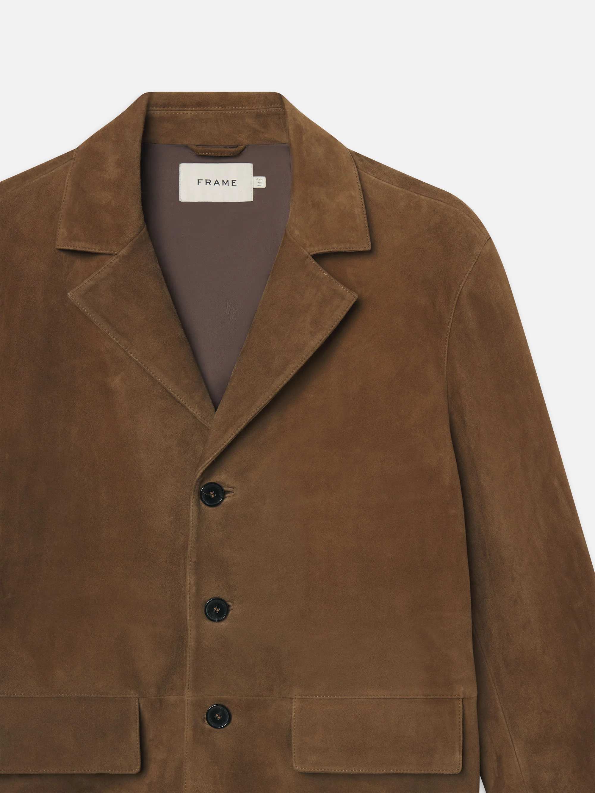 Suede Blazer -- Caramel - Image 2