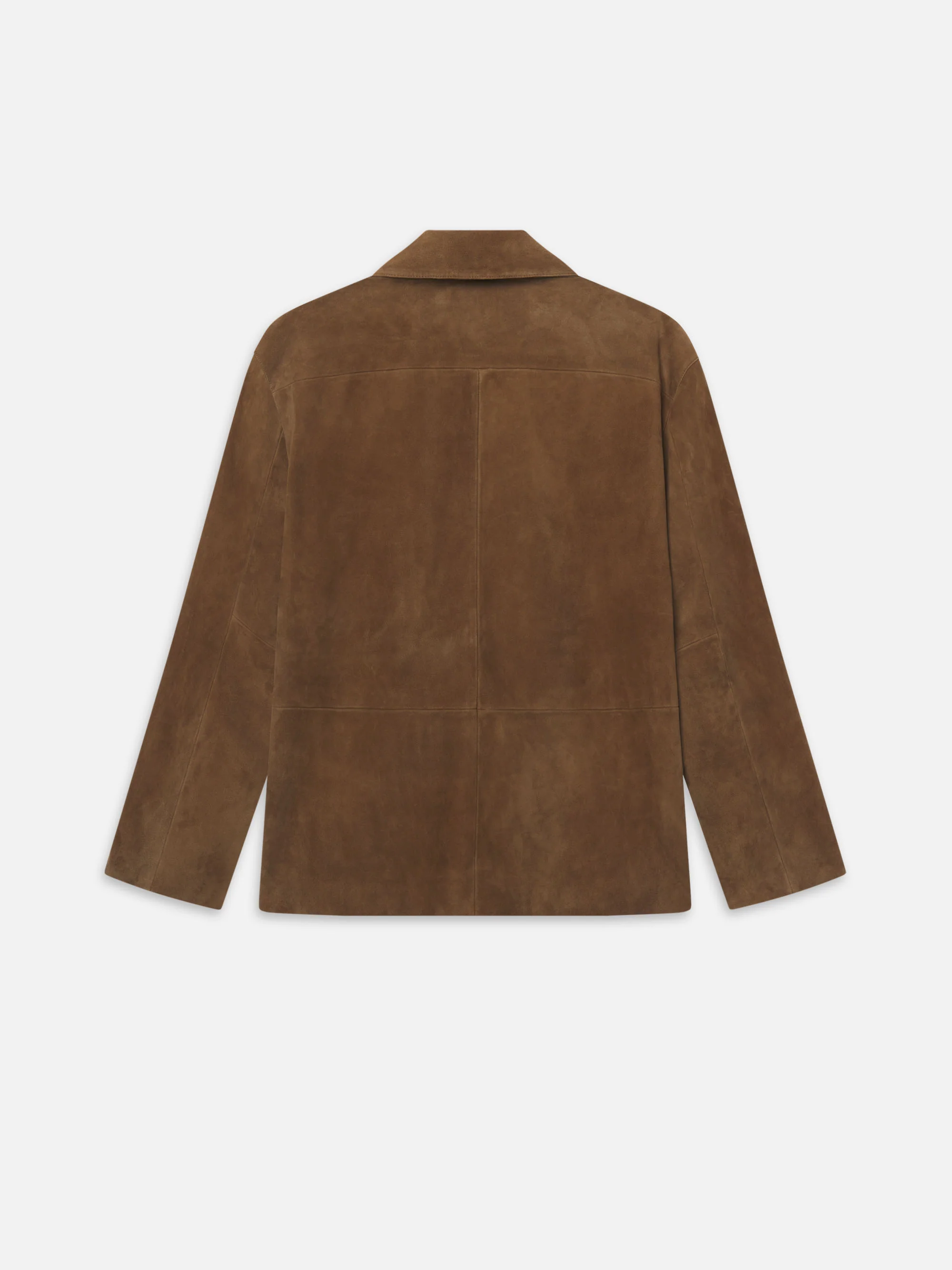 Suede Blazer -- Caramel - Image 3