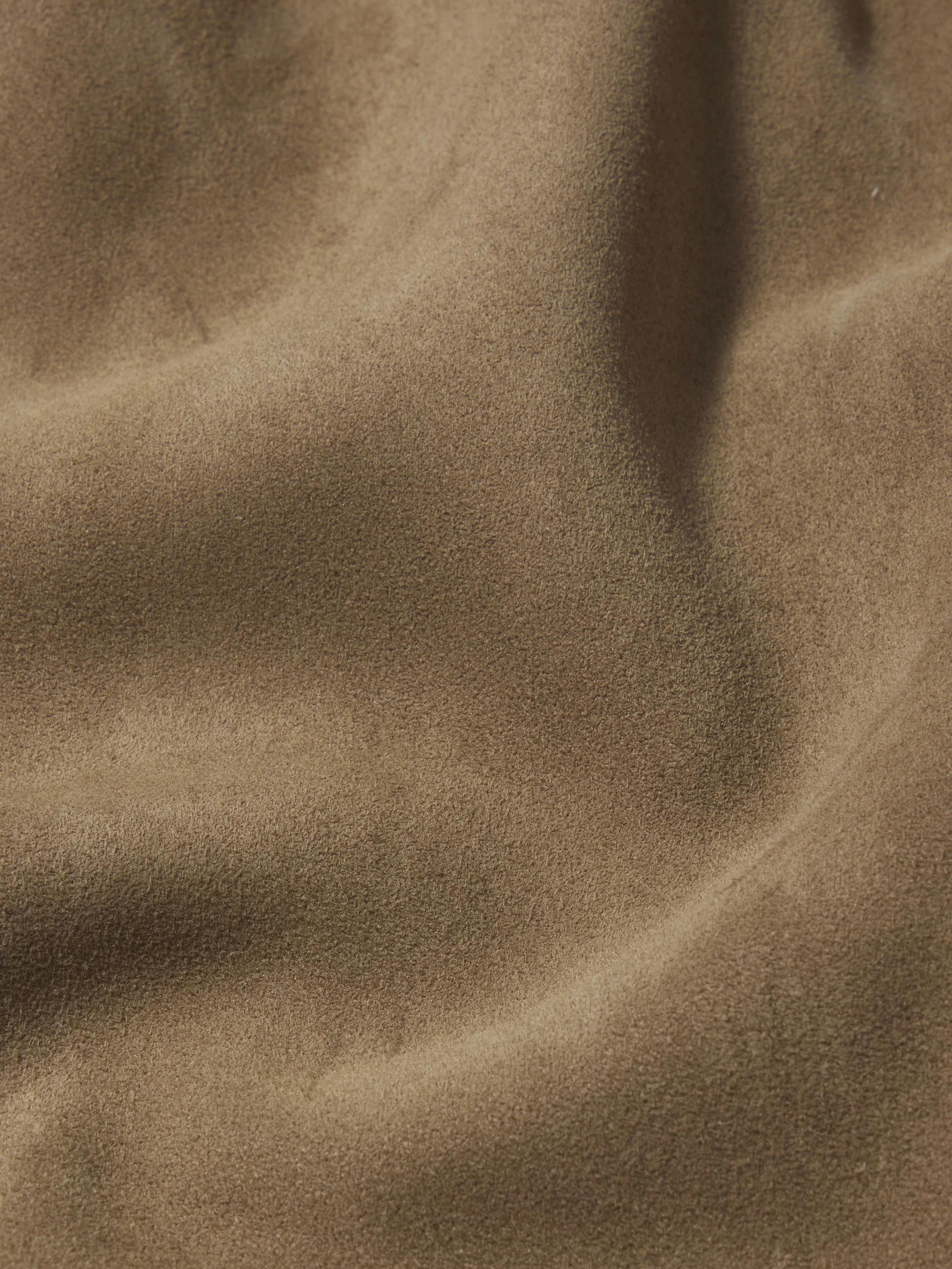 Suede Shirt -- Dark Beige - Image 7