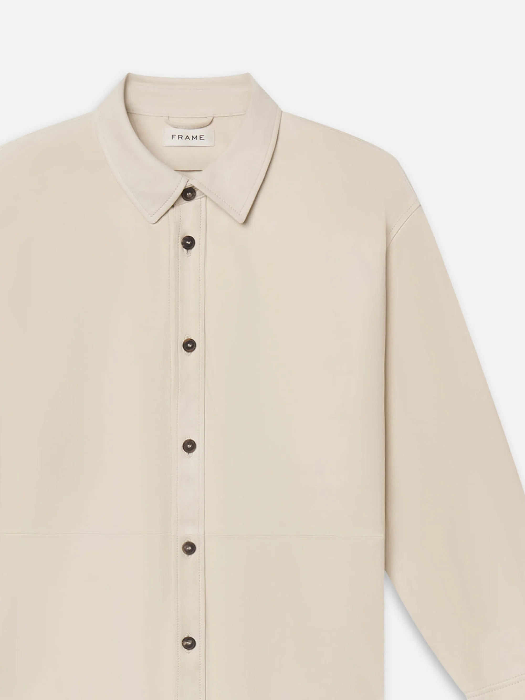 Suede Shirt -- Light Stone - Image 2