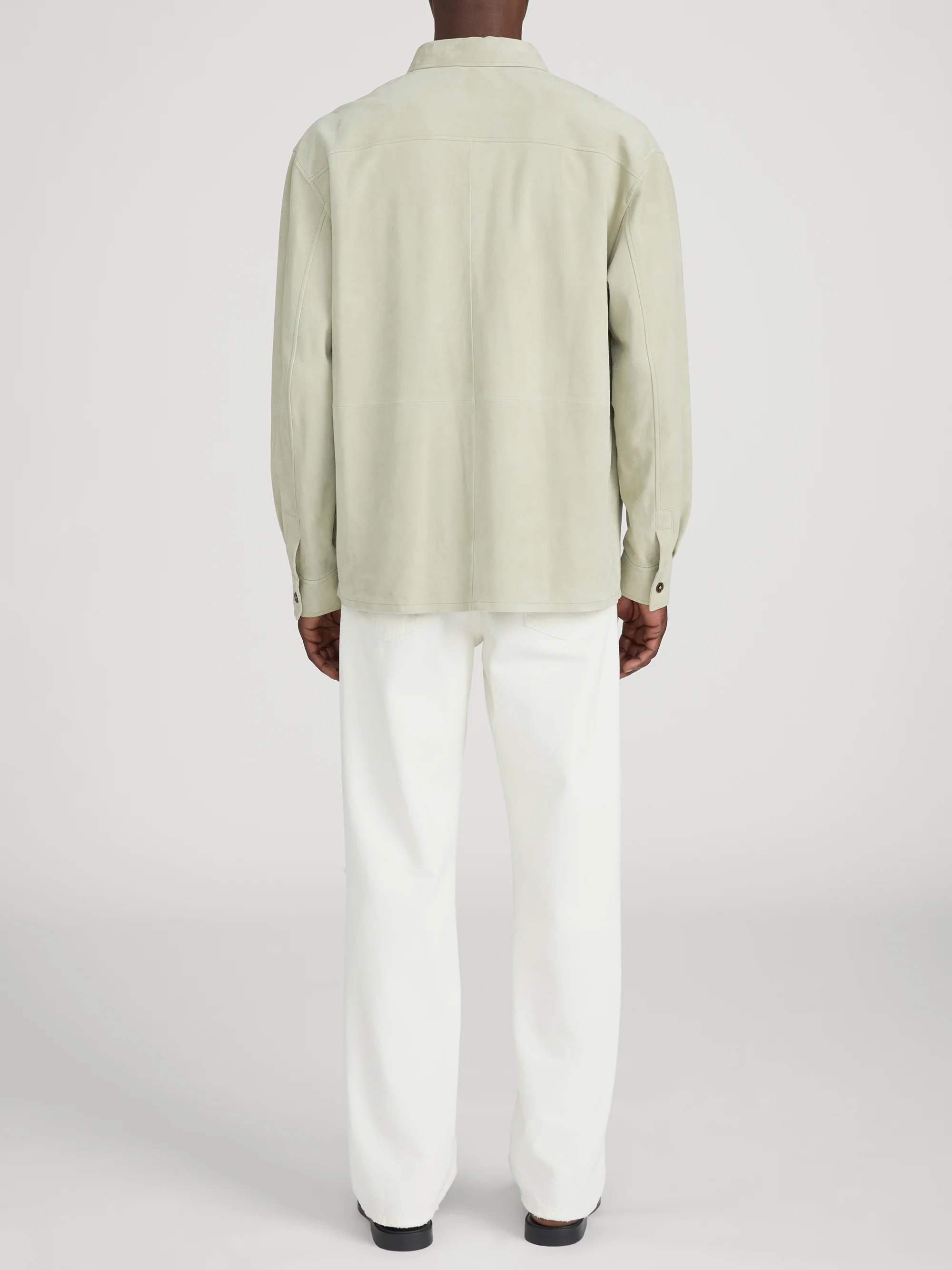 Suede Shirt -- Moss Green - Image 6