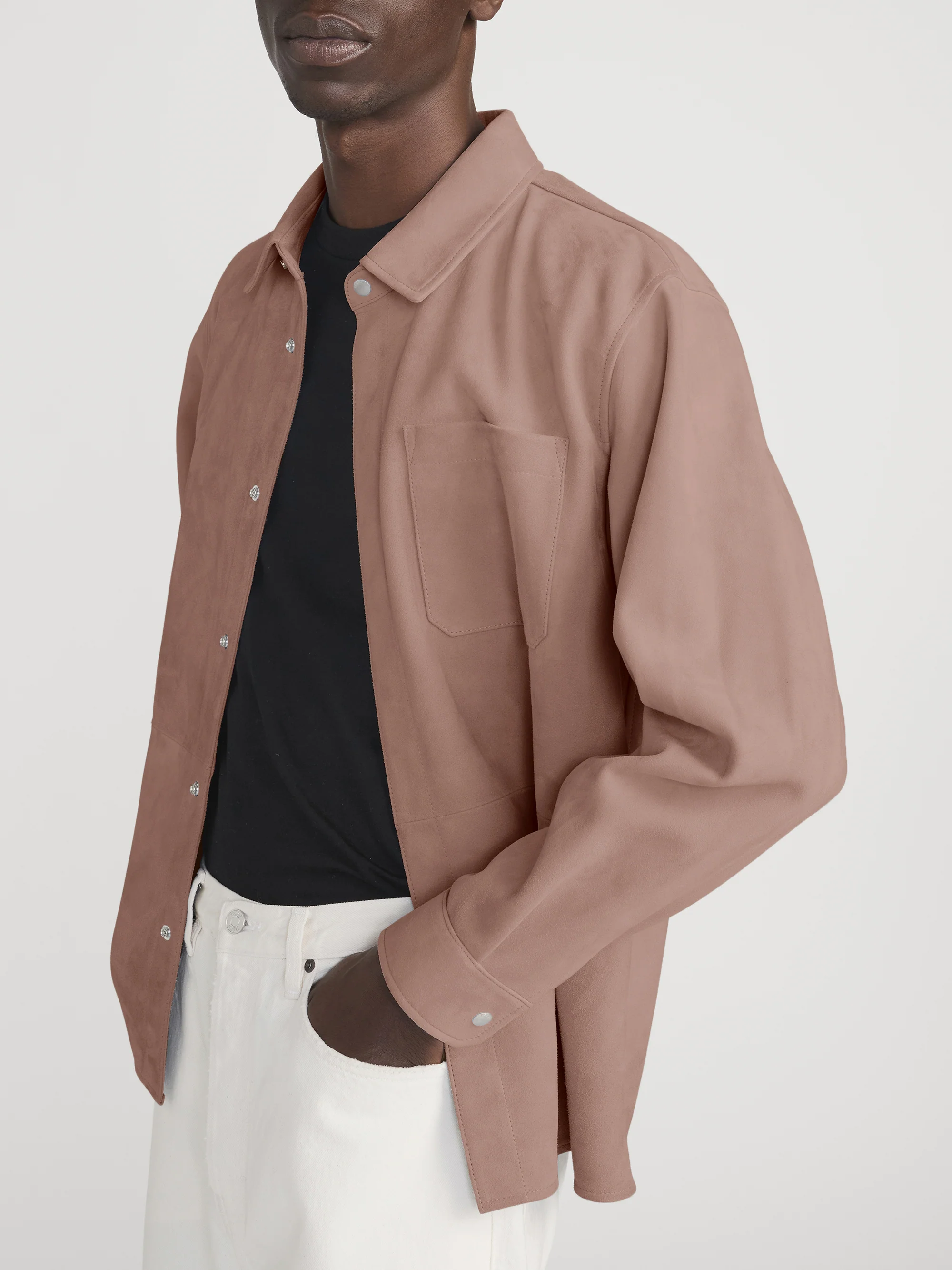 Suede Shirt -- Smoky Mauve - Image 3