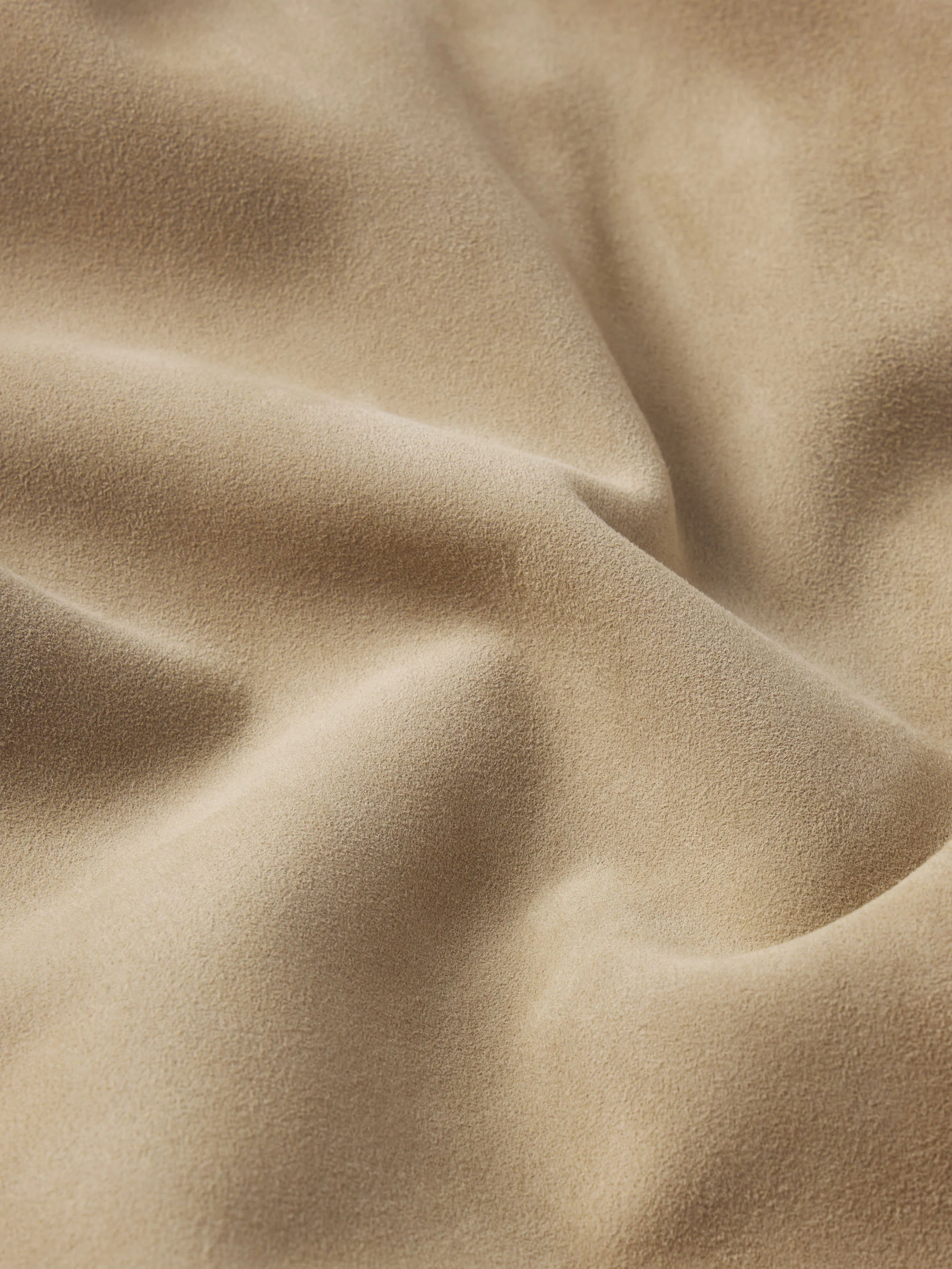 Suede Trucker Jacket -- Oxford Beige - Image 3
