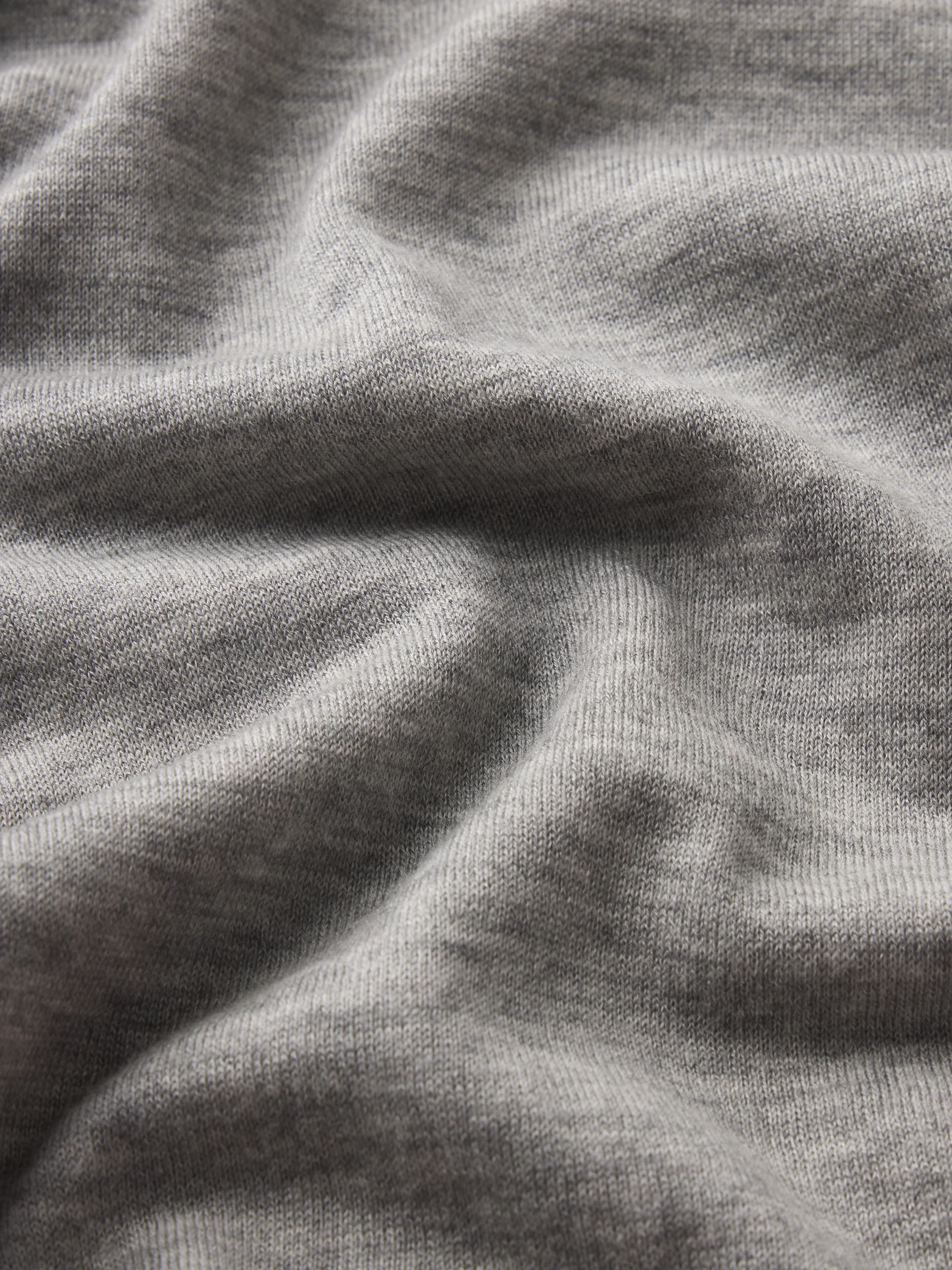 Superfine Polo Sweater -- Light Grey Melange - Image 7