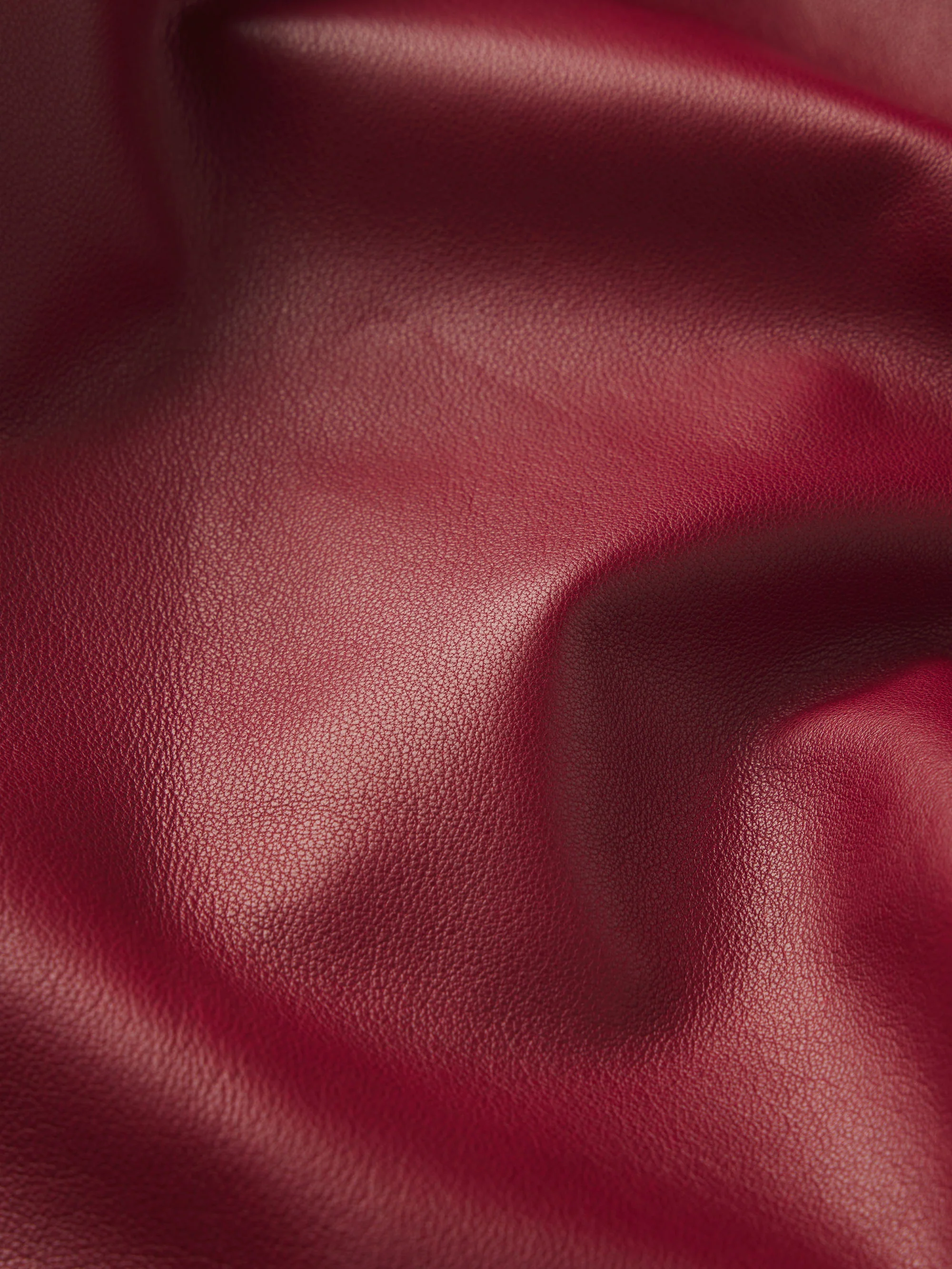The Alexandra Leather Trench -- Burgundy - Image 7
