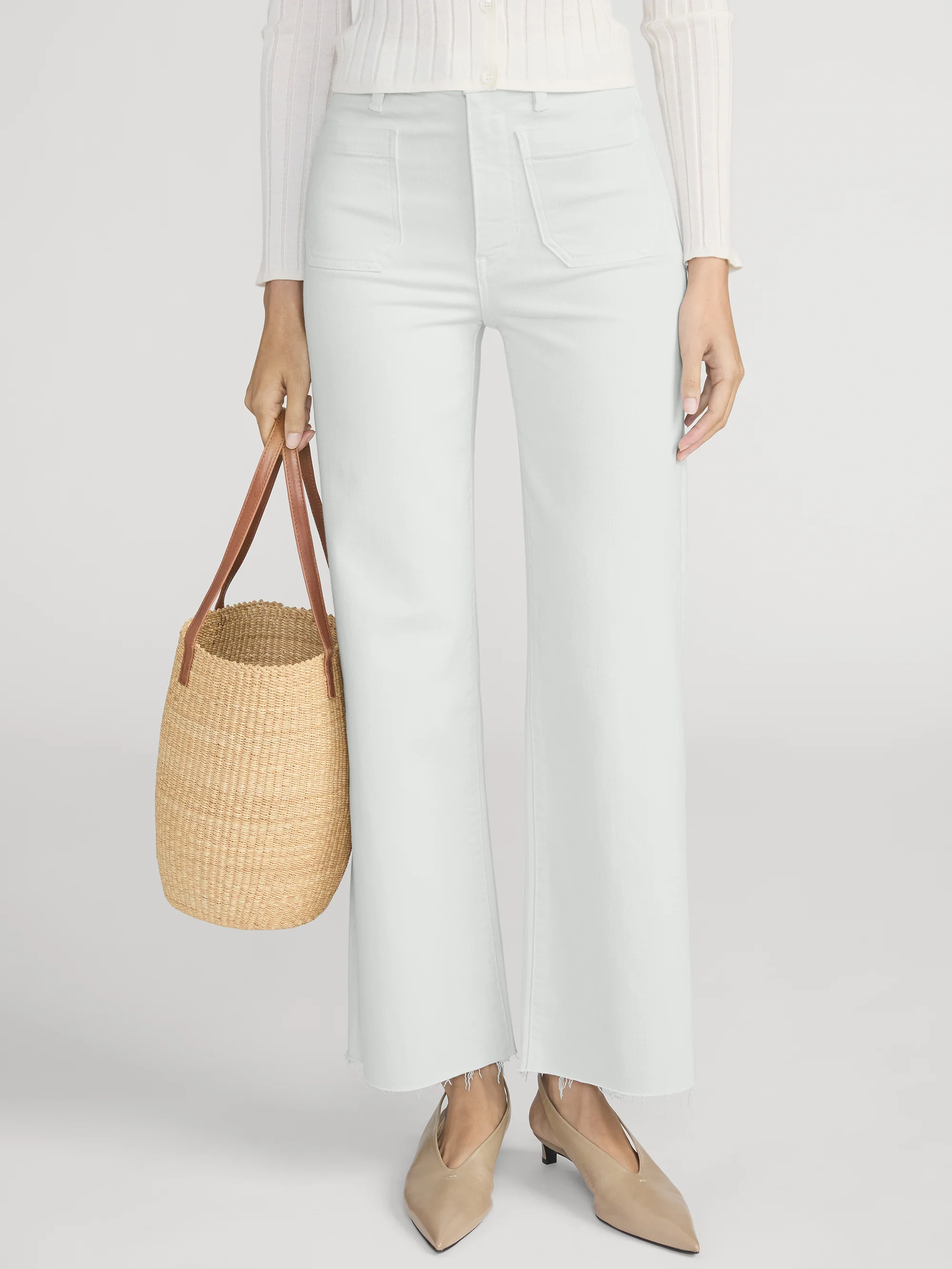 The Anchor Pant -- Ocean Haze Raw Fray - Image 3
