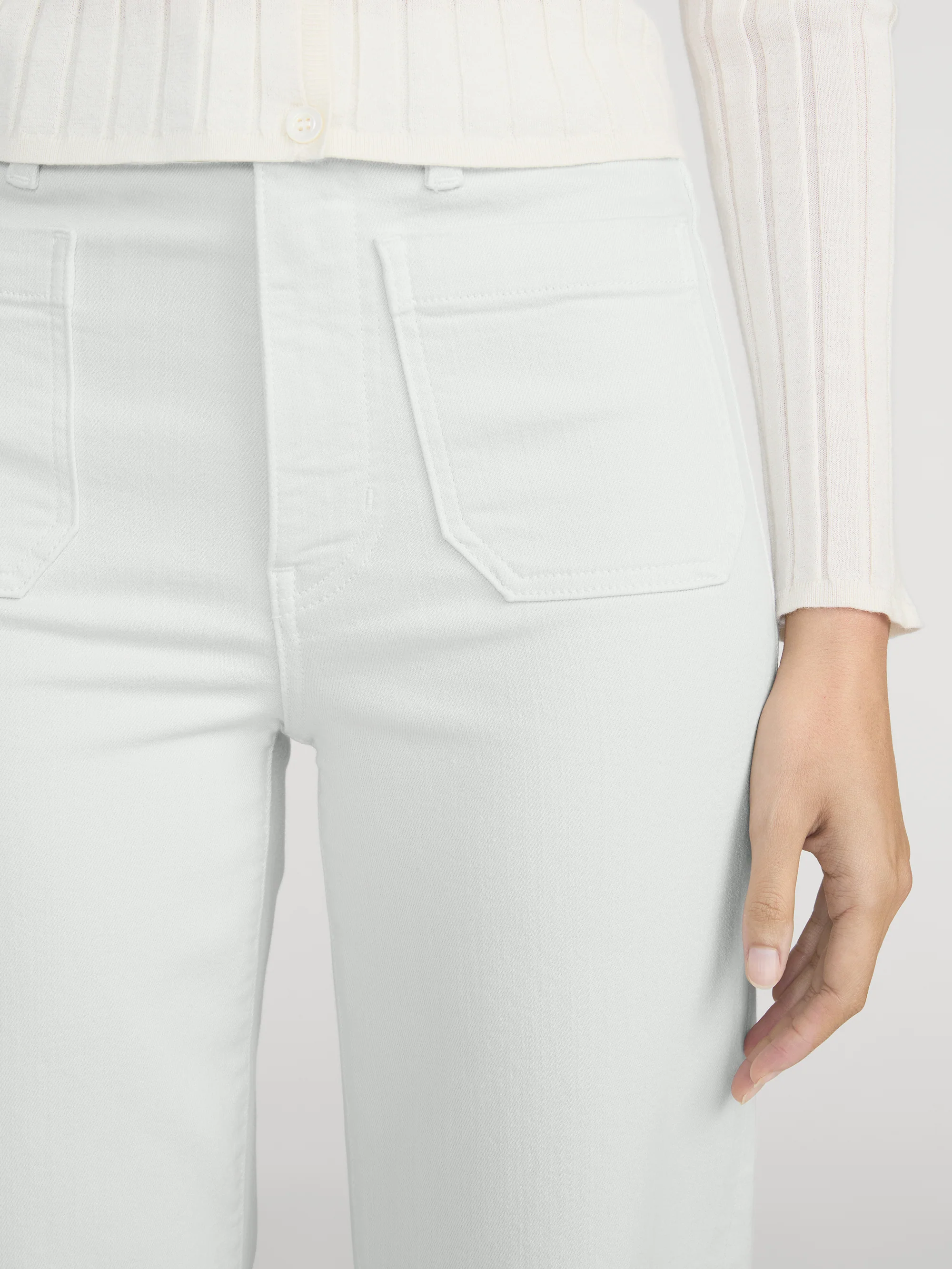 The Anchor Pant -- Ocean Haze Raw Fray - Image 5