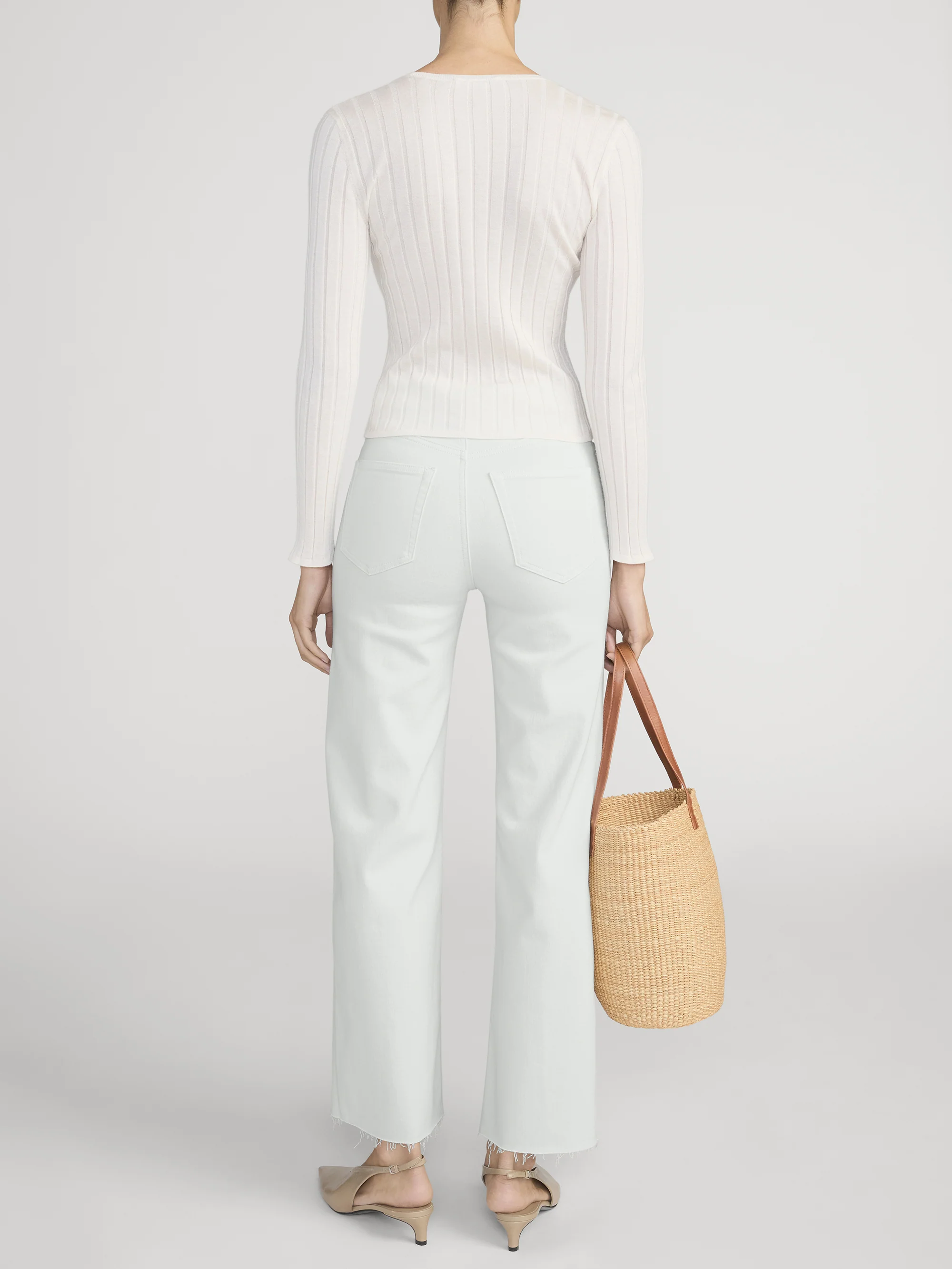 The Anchor Pant -- Ocean Haze Raw Fray - Image 6