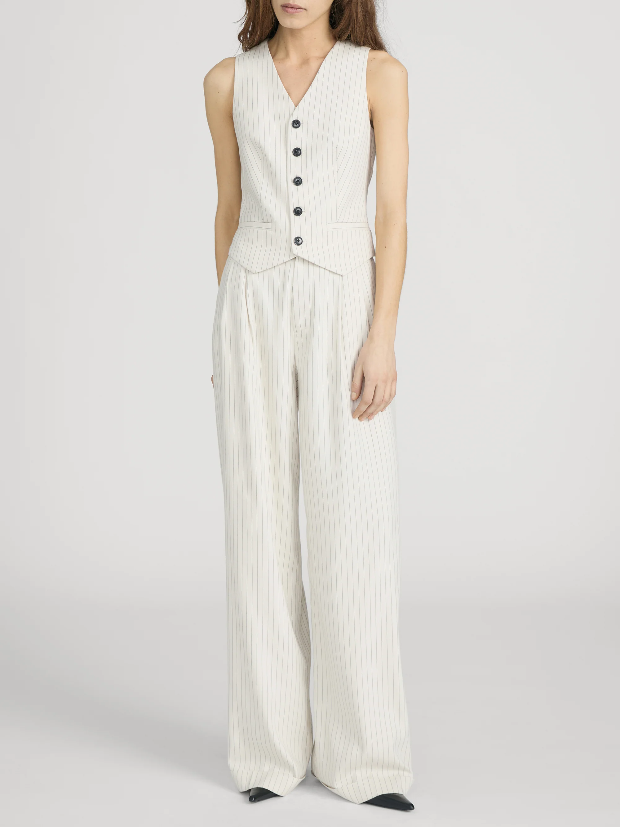 The Avenue Pant -- Cream Multi - Image 2