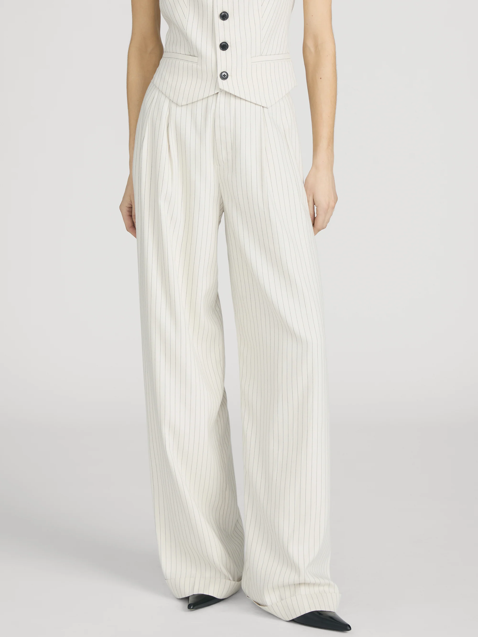 The Avenue Pant -- Cream Multi - Image 3