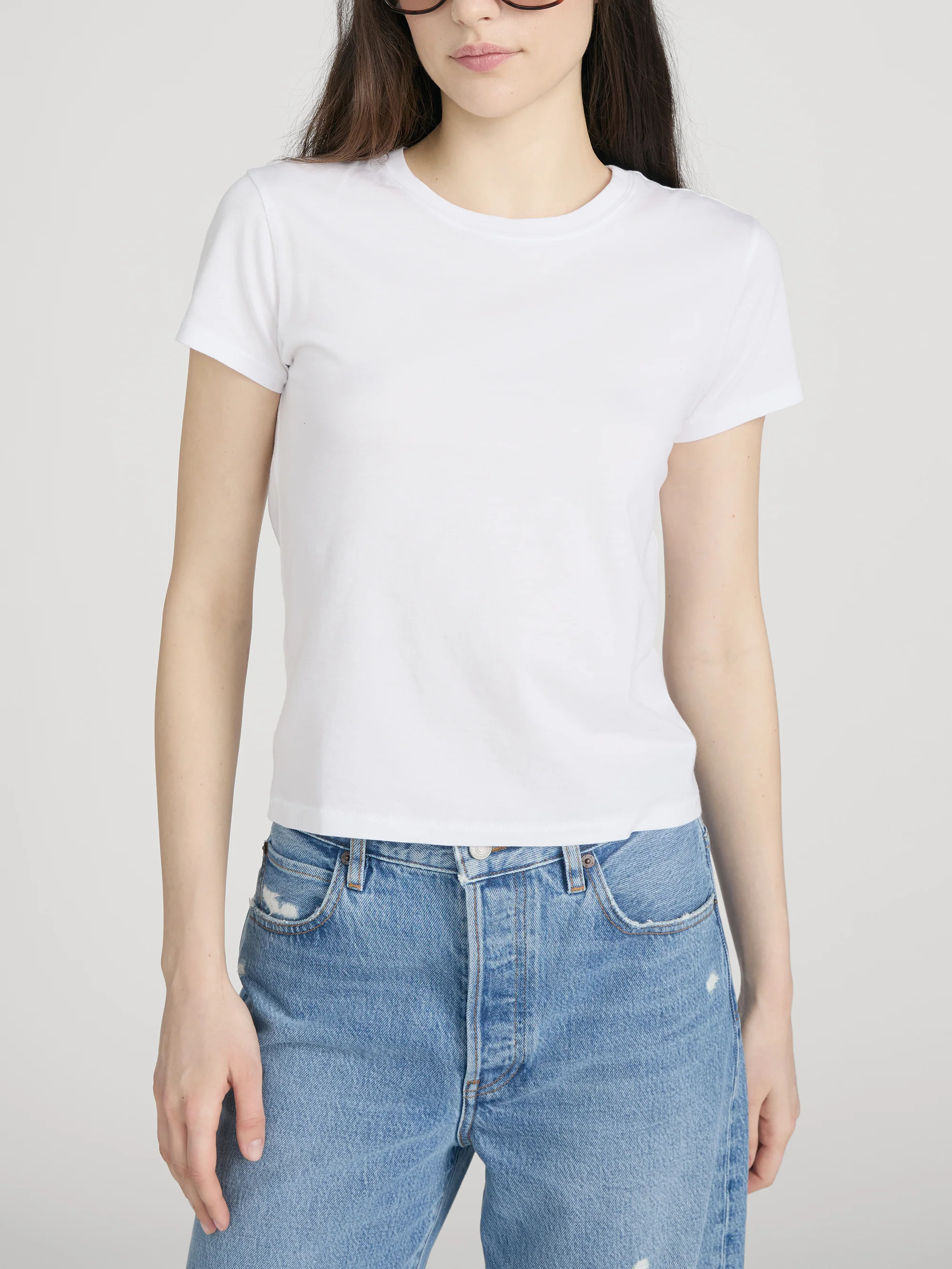 The Baby Tee -- White - Image 3
