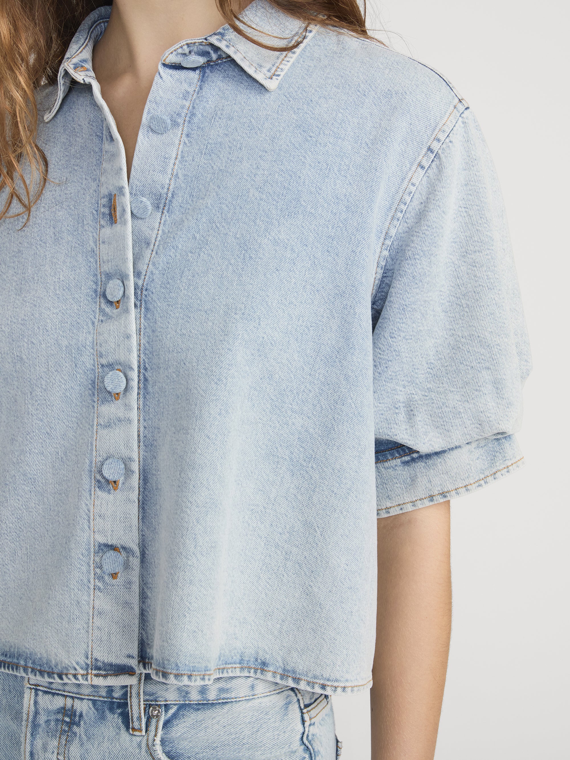 The Billow Sleeve Shirt -- Puffin - Image 5