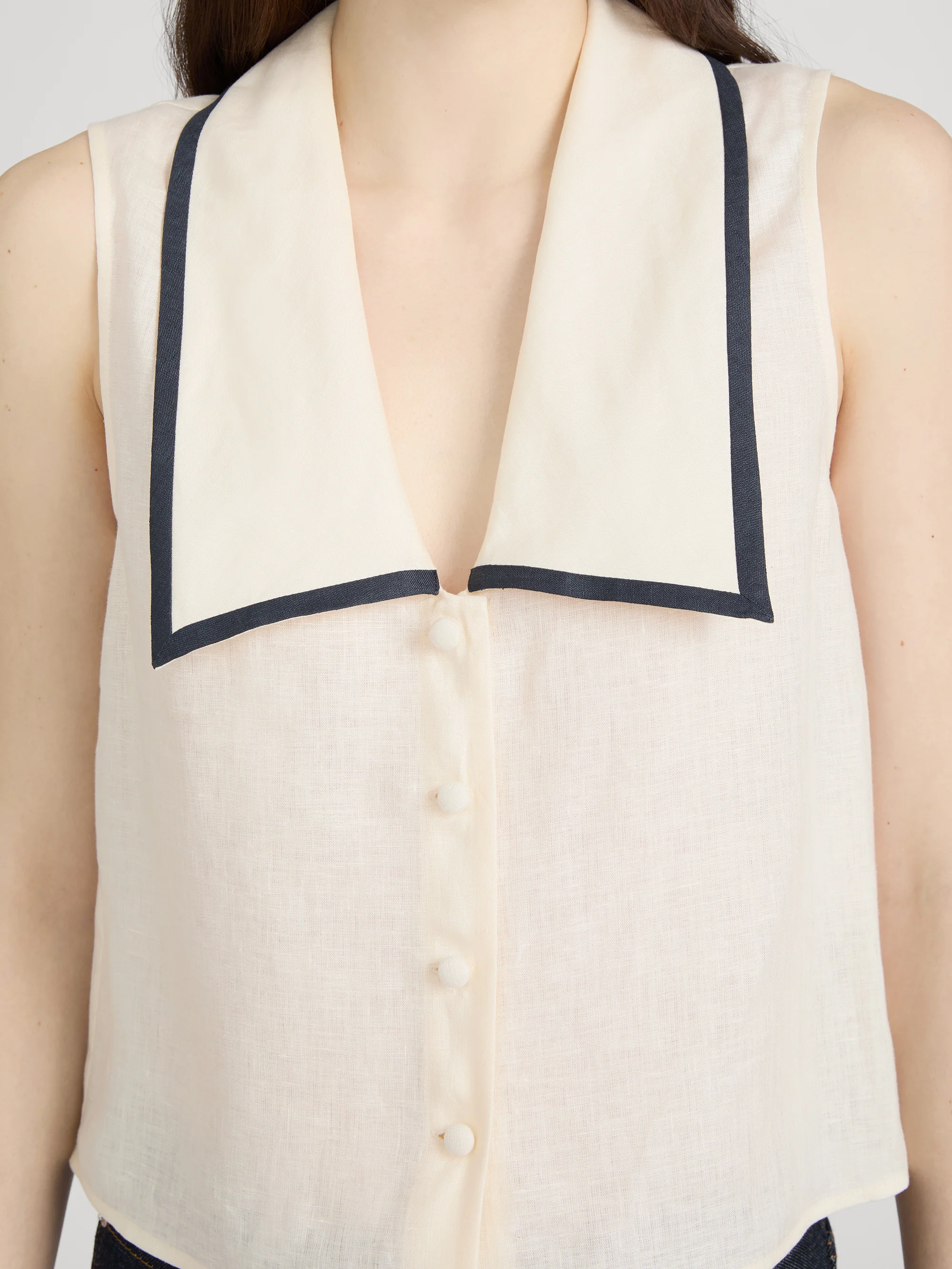 The Cabana Top -- Cream Multi - Image 5