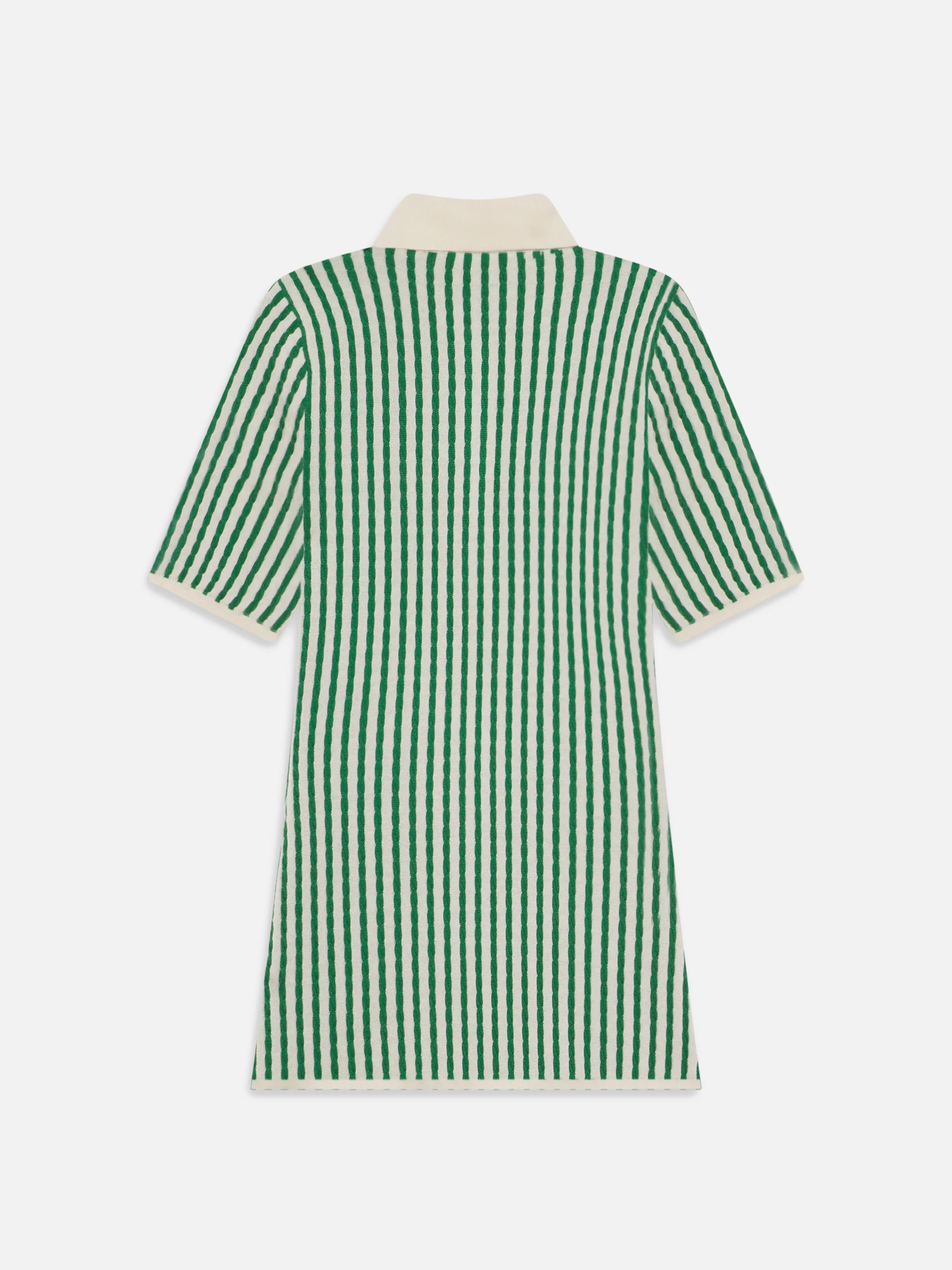 The Cable Polo Dress -- Kelly Green Multi - Image 5
