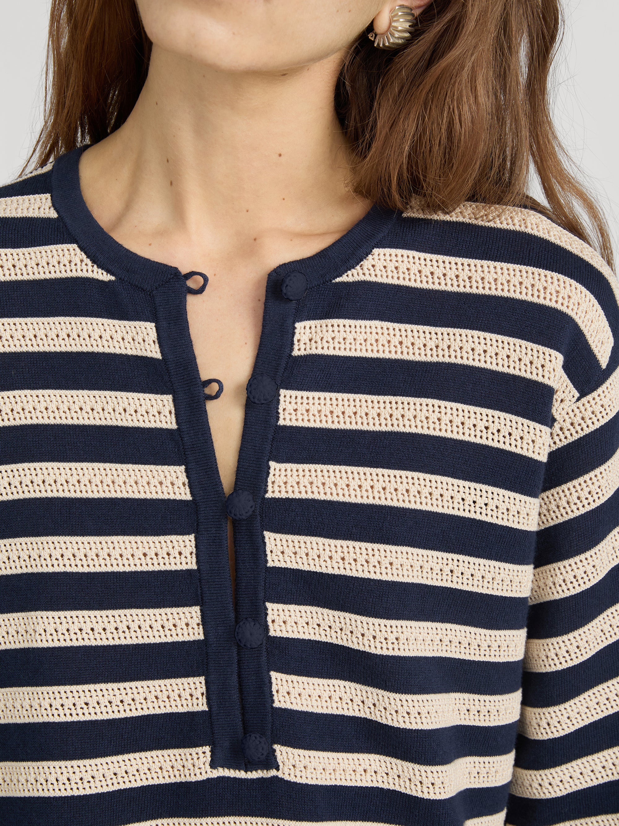 The Captain Pullover -- Cream Multi - Image 5