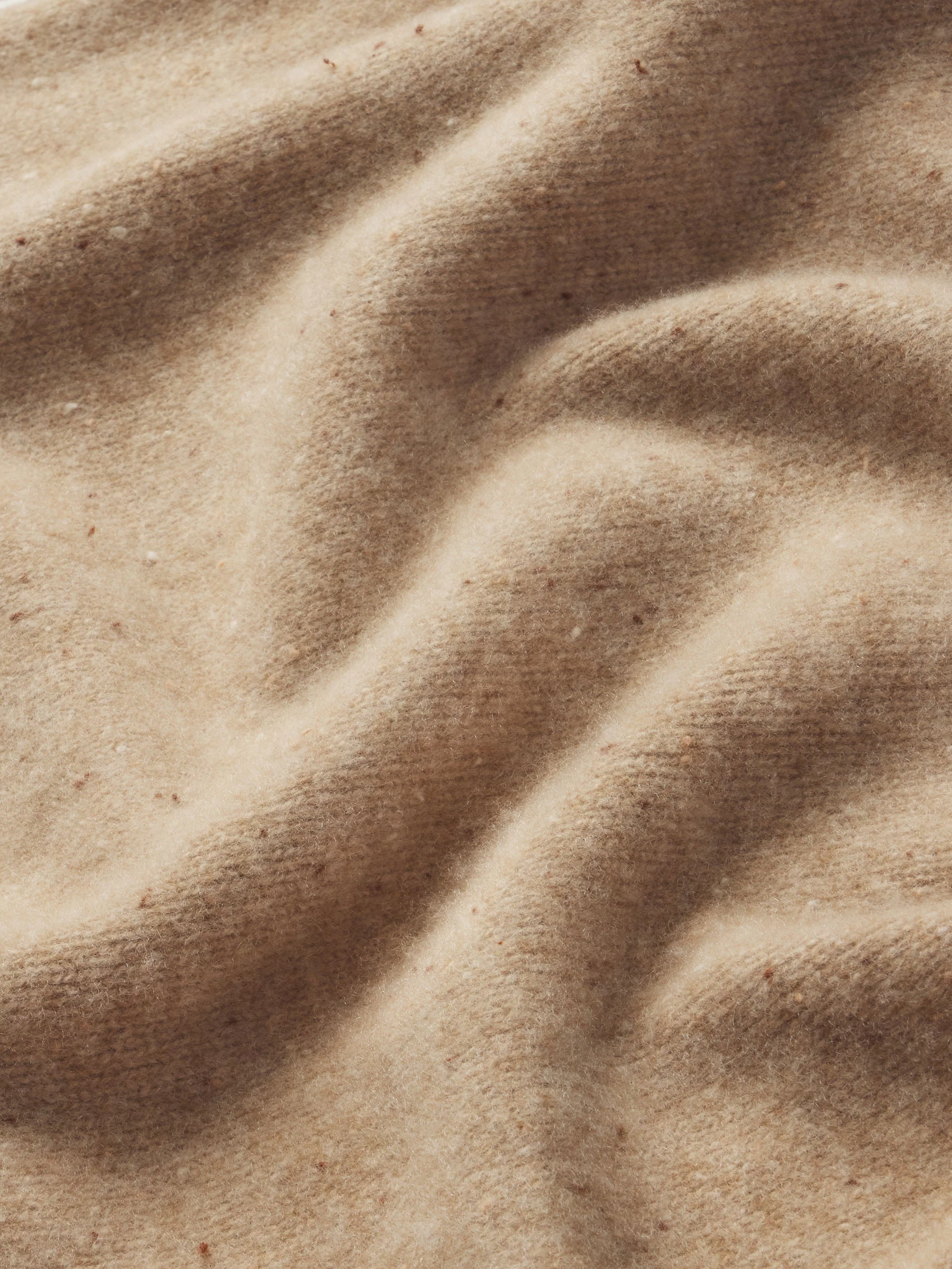 The Cashmere V Sweater -- Light Camel - Image 7
