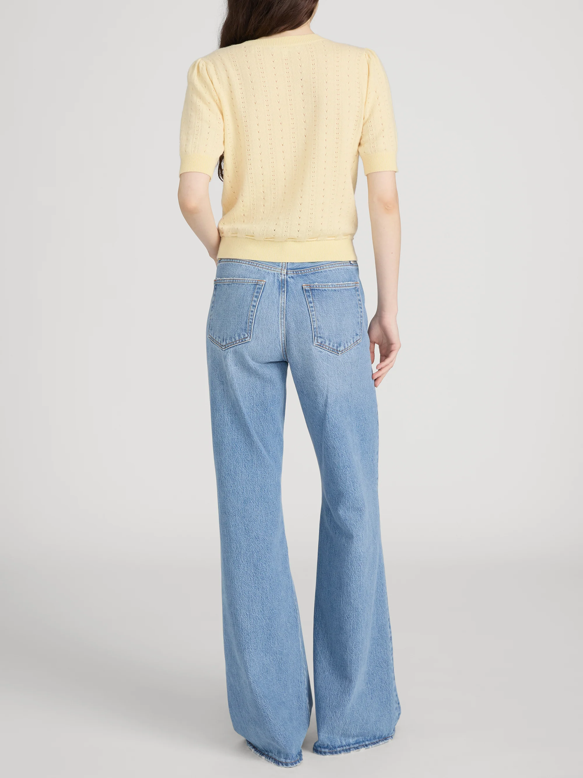 The Cashmere Charm Sweater -- Canary - Image 6