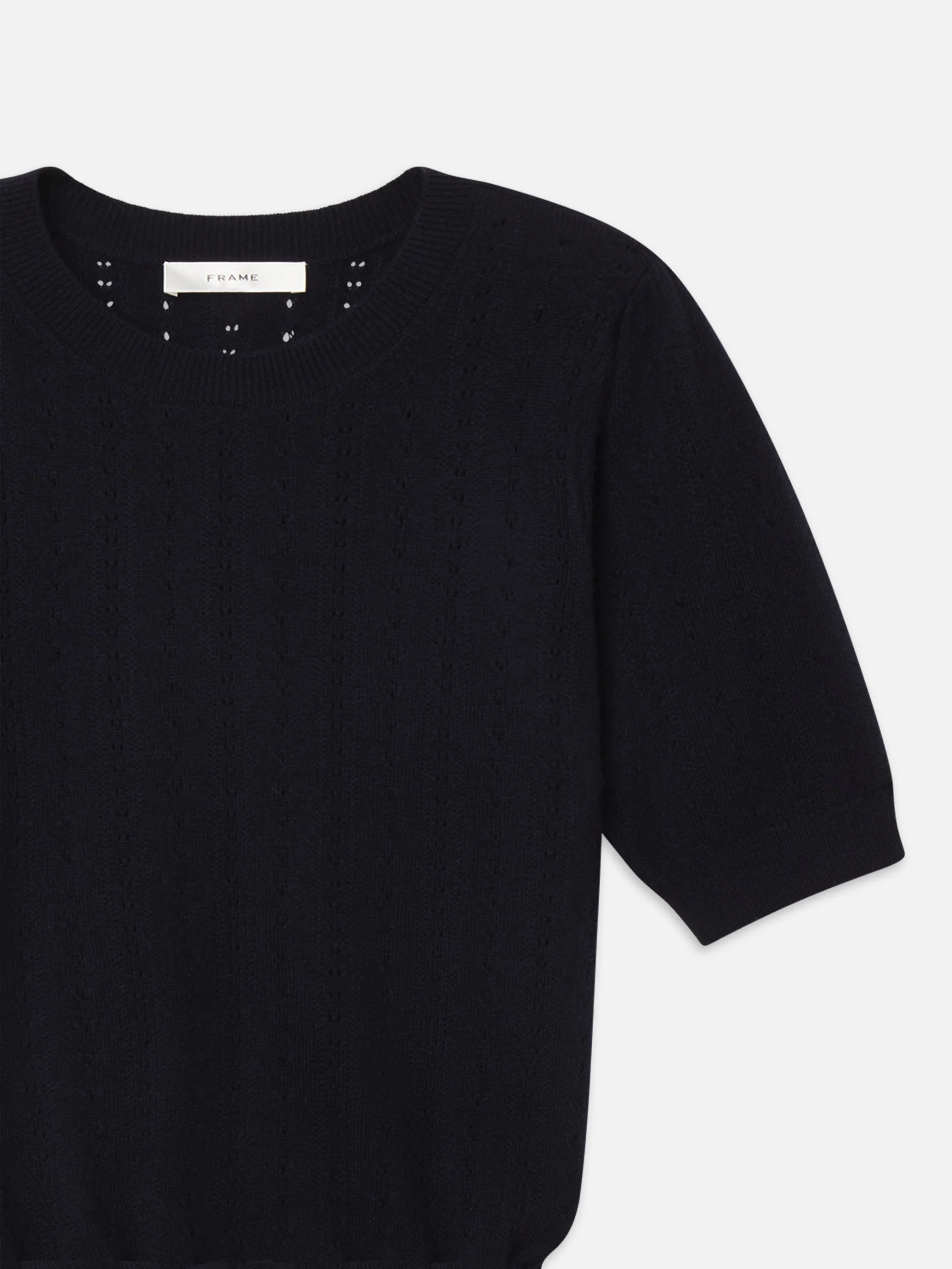 The Cashmere Charm Sweater -- Navy - Image 7