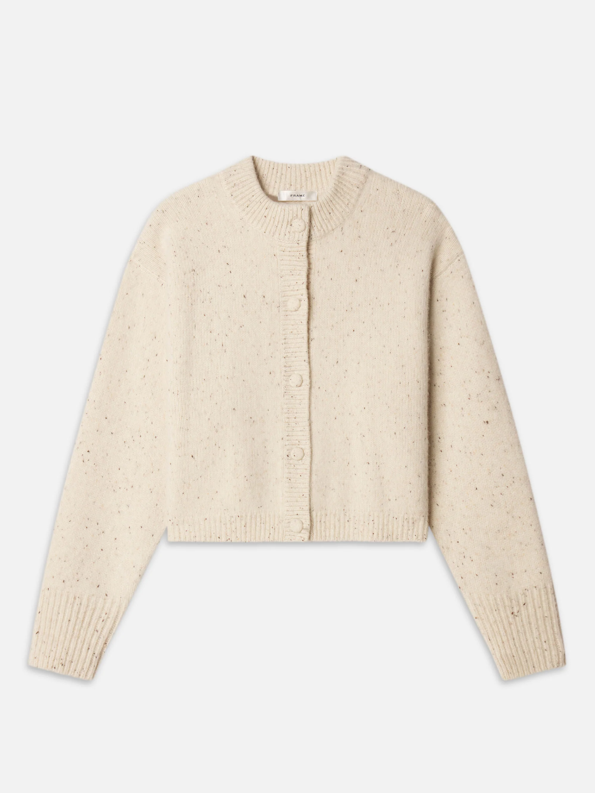 The Cashmere Fleck Cardi