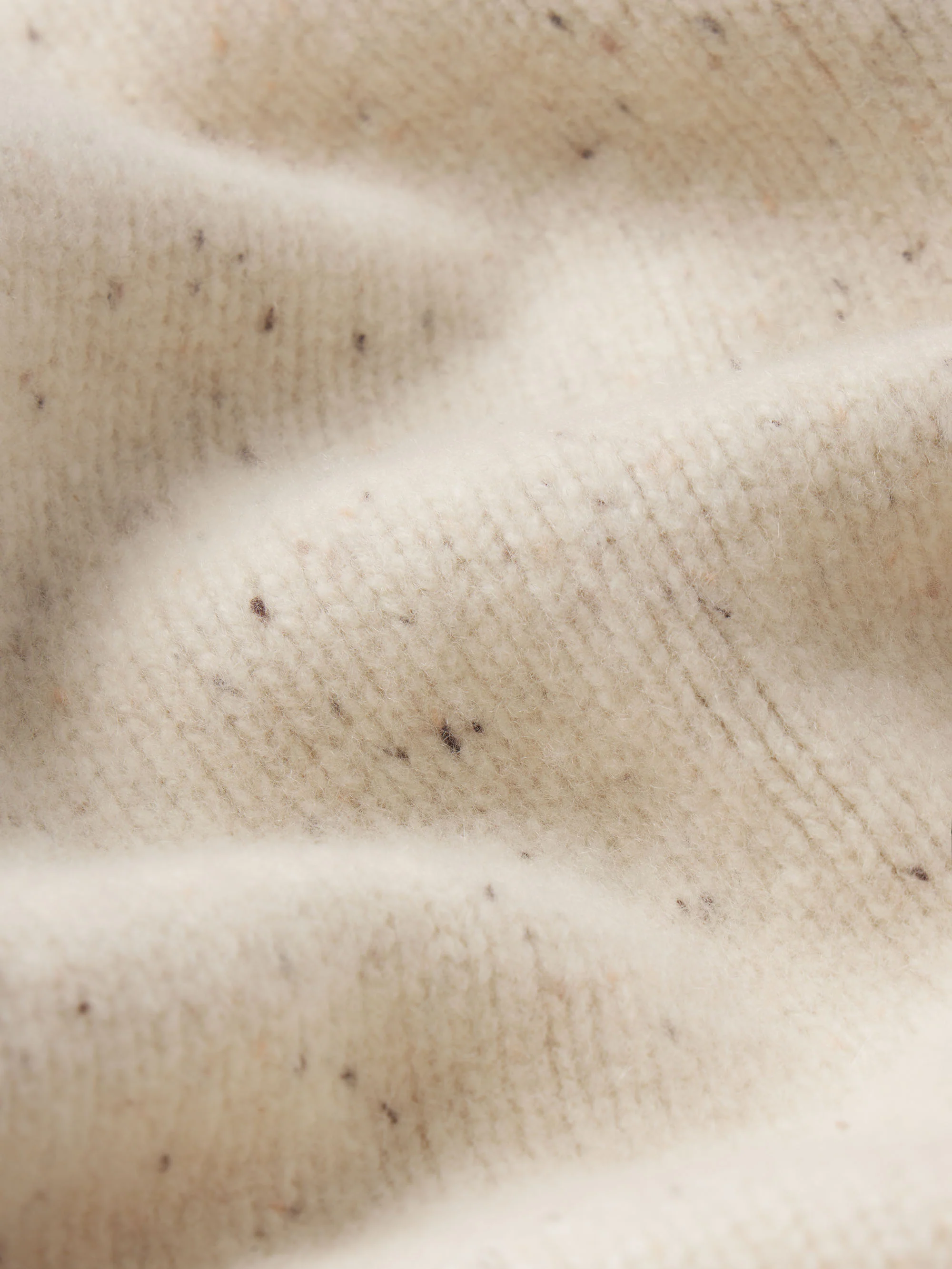 The Cashmere Fleck Cardi -- Oatmeal - Image 4