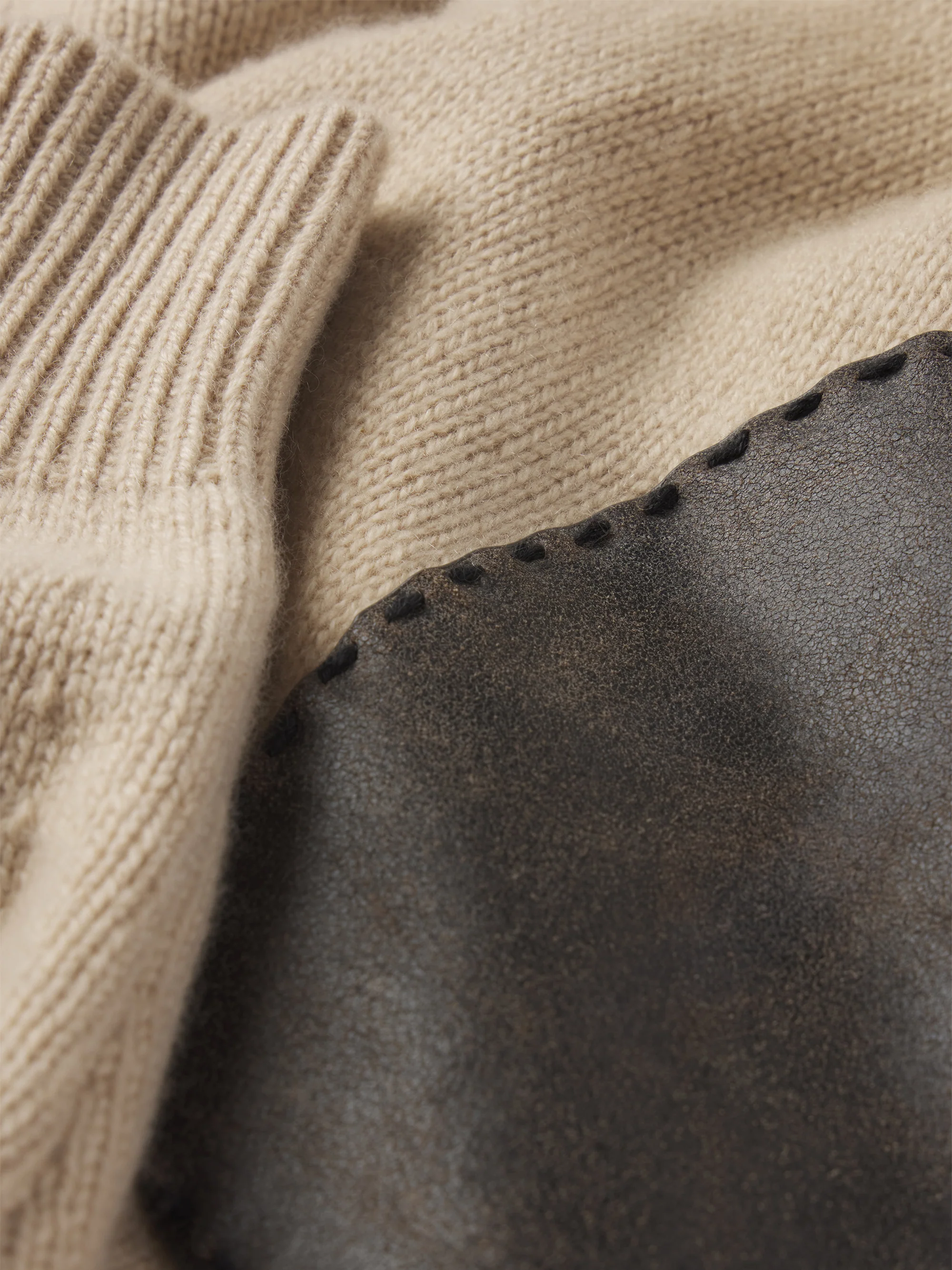 The Cashmere Scholar Crew -- Light Camel - Image 6