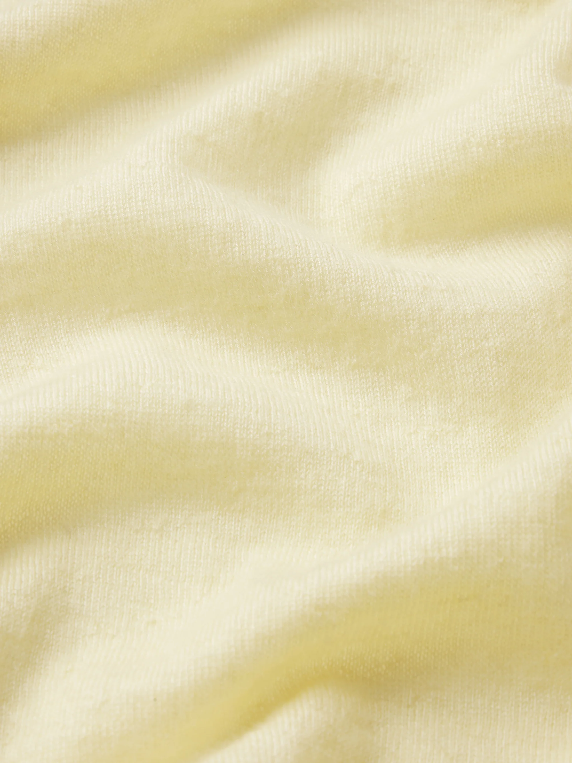 The Cashmere Sleeveless Polo -- Lemon - Image 7