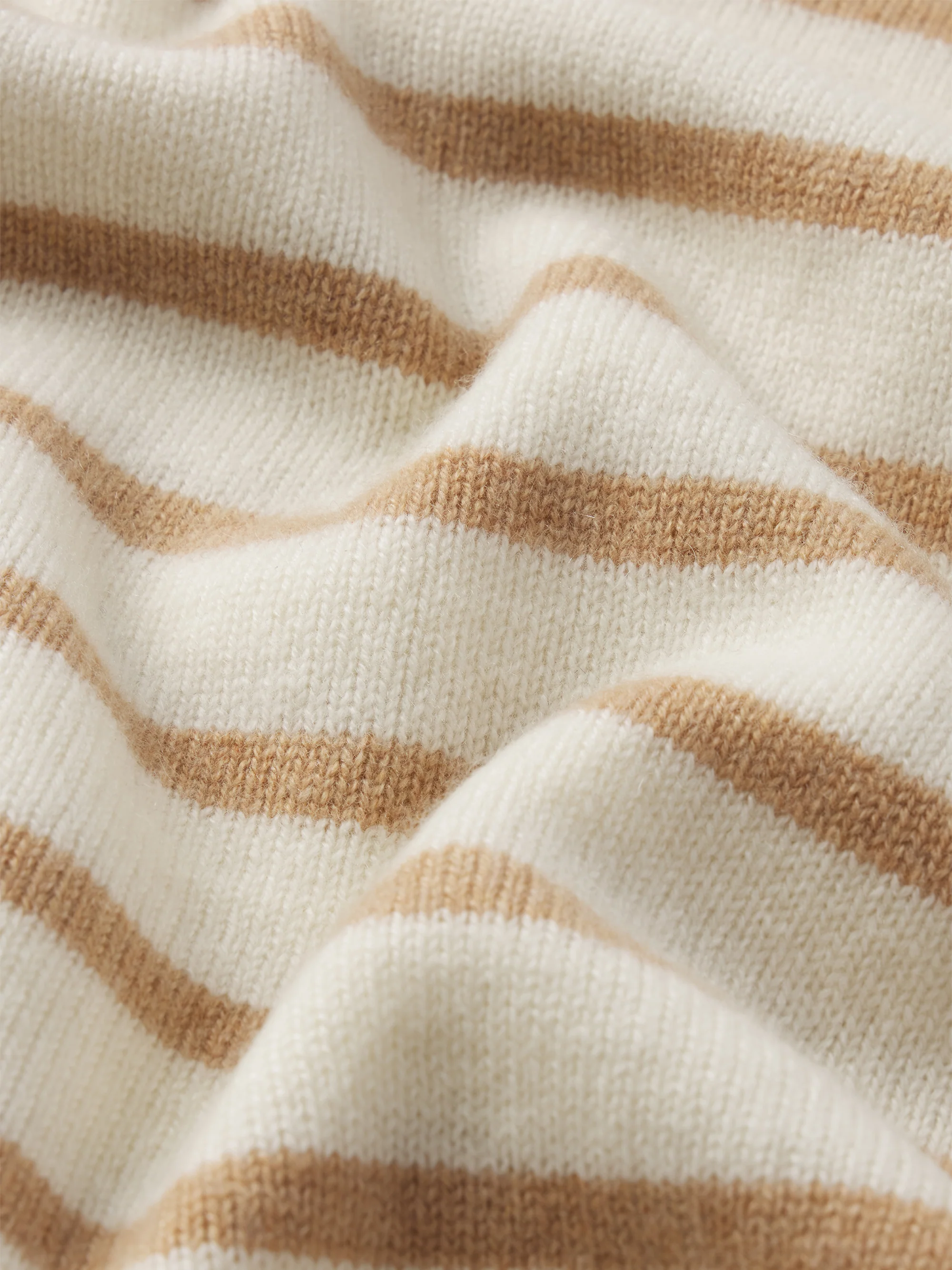 The Cashmere V Sweater -- Cream Multi - Image 7