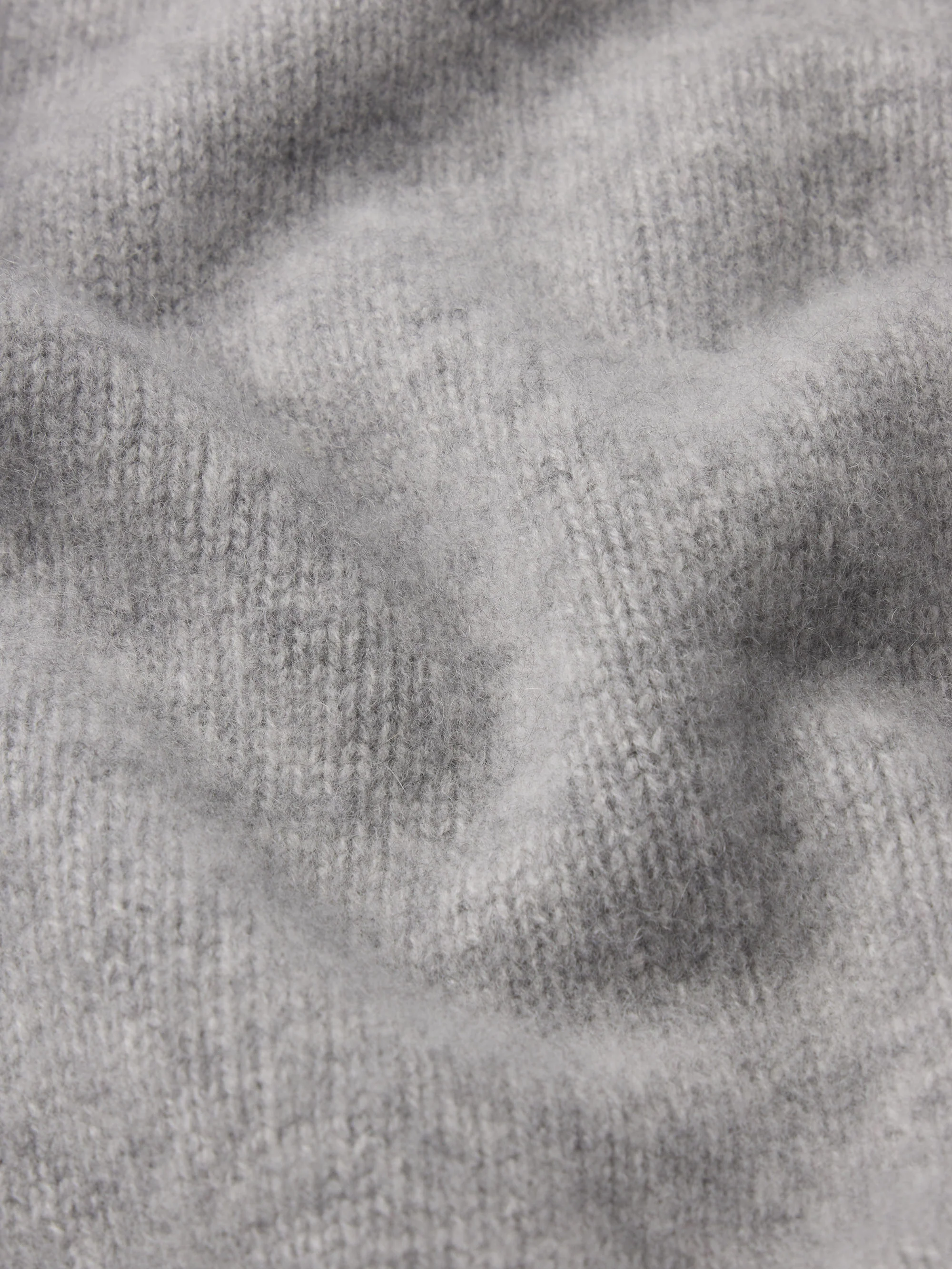 The Cashmere V Sweater -- Heather Grey - Image 8