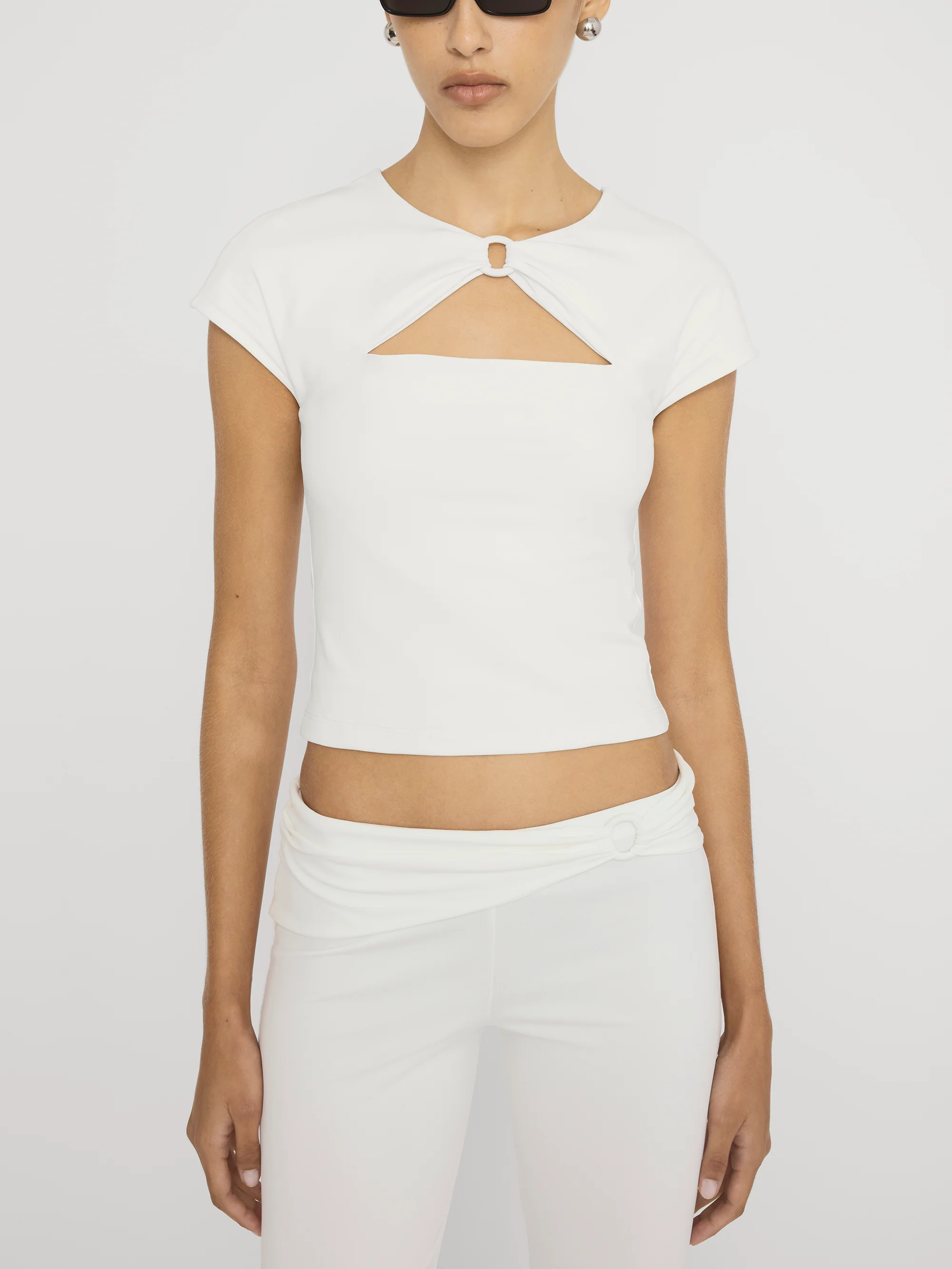 The Casino Top -- White - Image 3