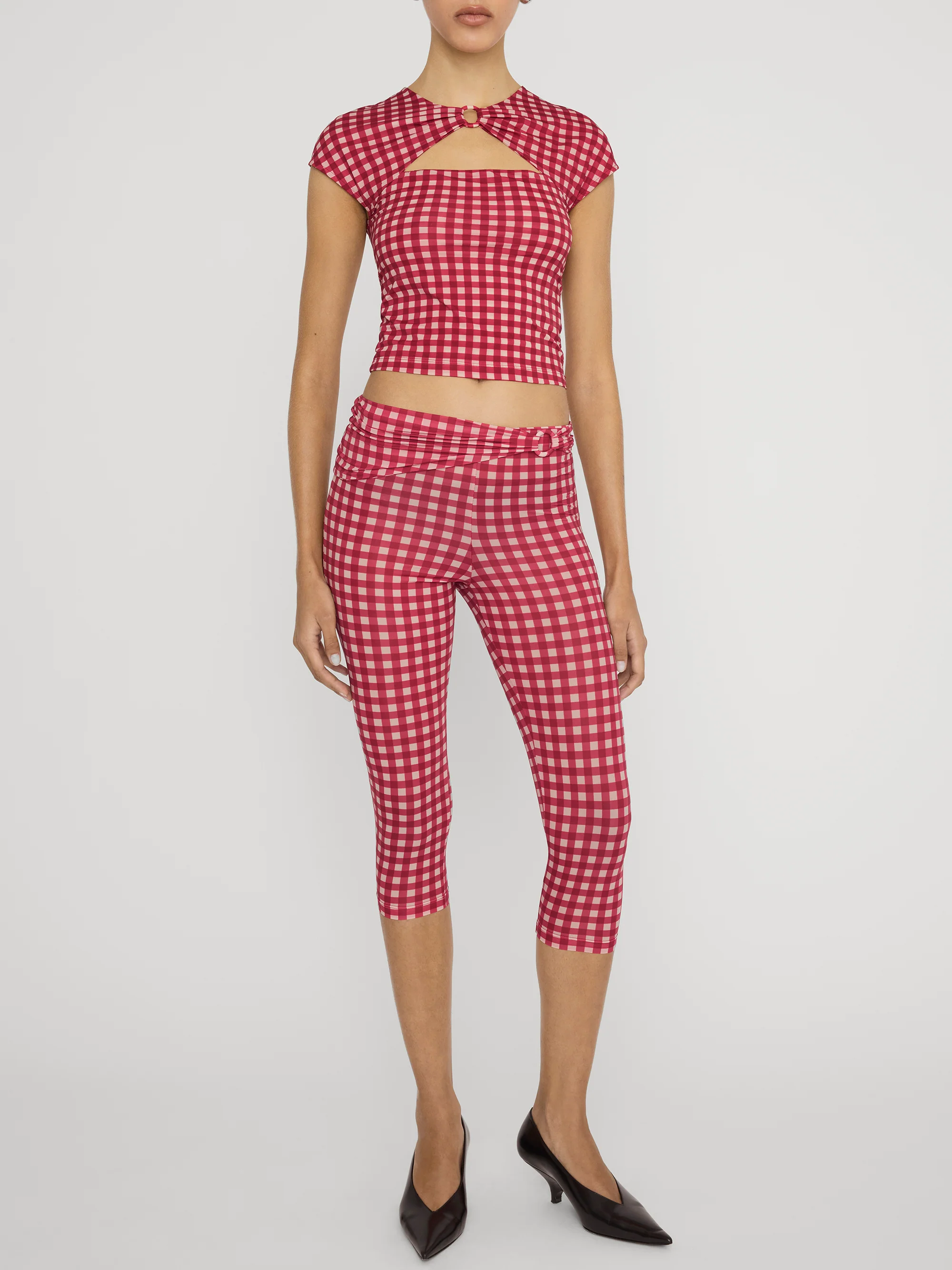 The Casino Top -- Red Check - Image 2