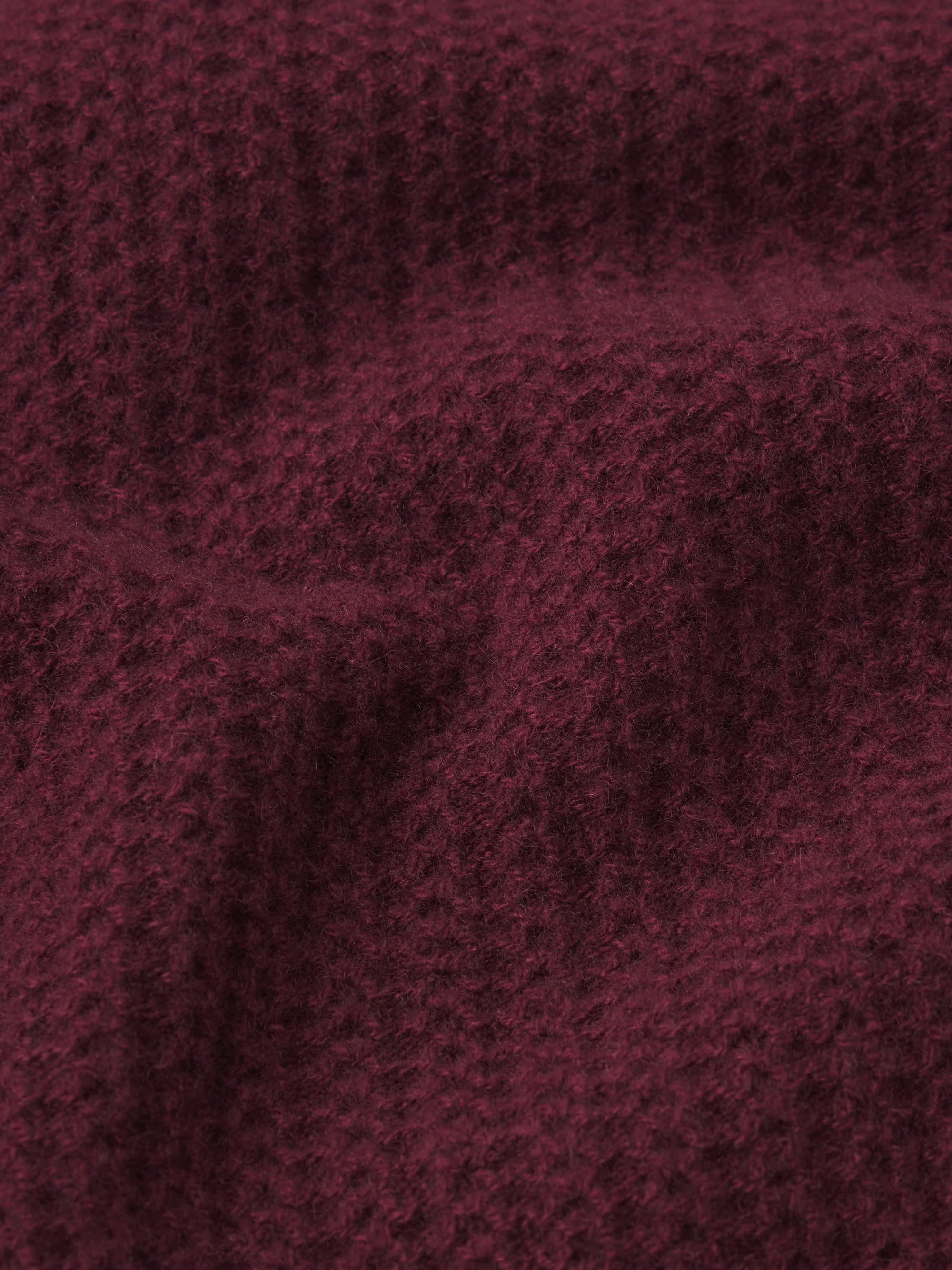 The Chain Pointelle Sweater -- Cabernet - Image 7