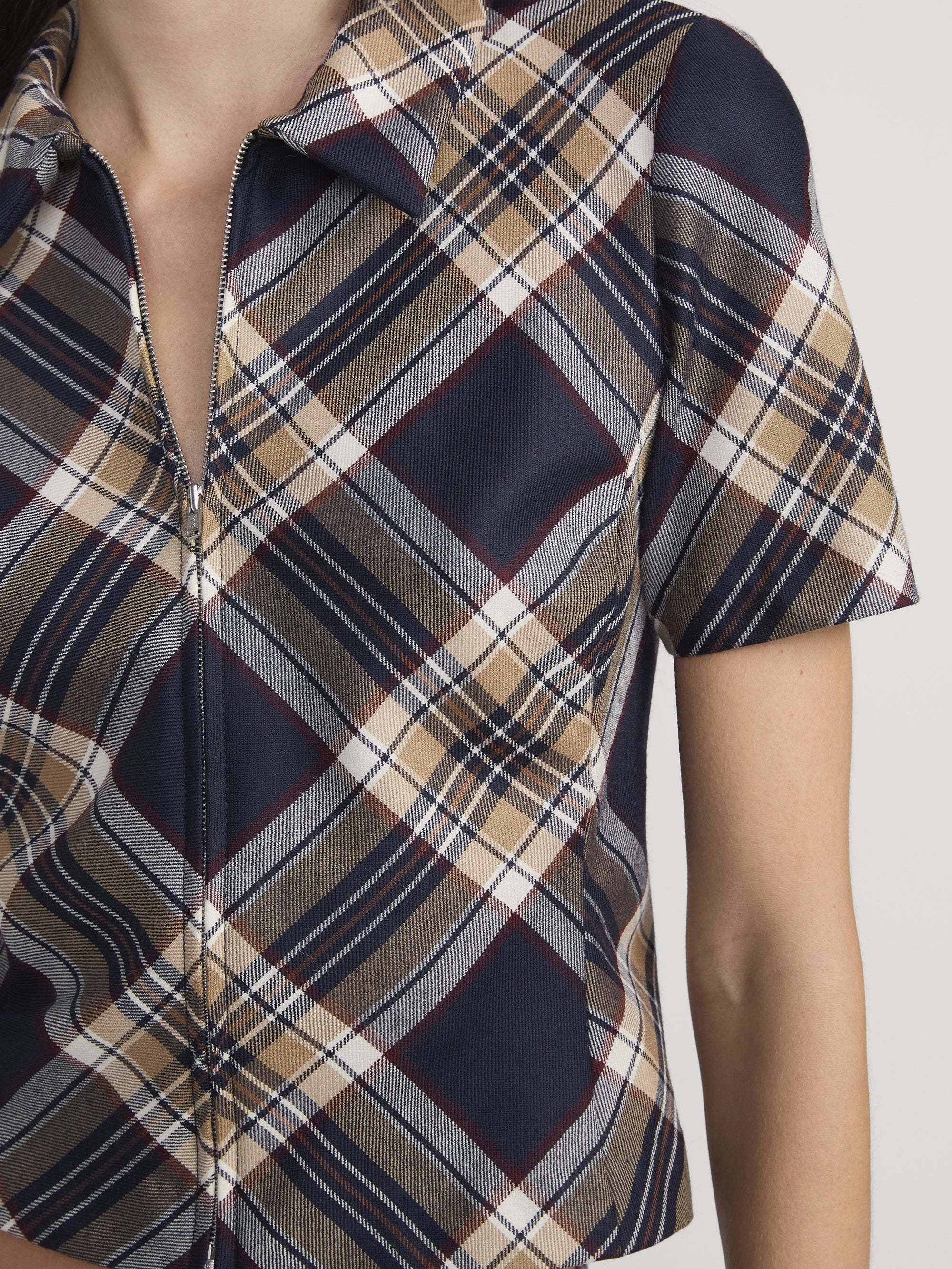 The Checkmate Top -- Navy Multi - Image 4