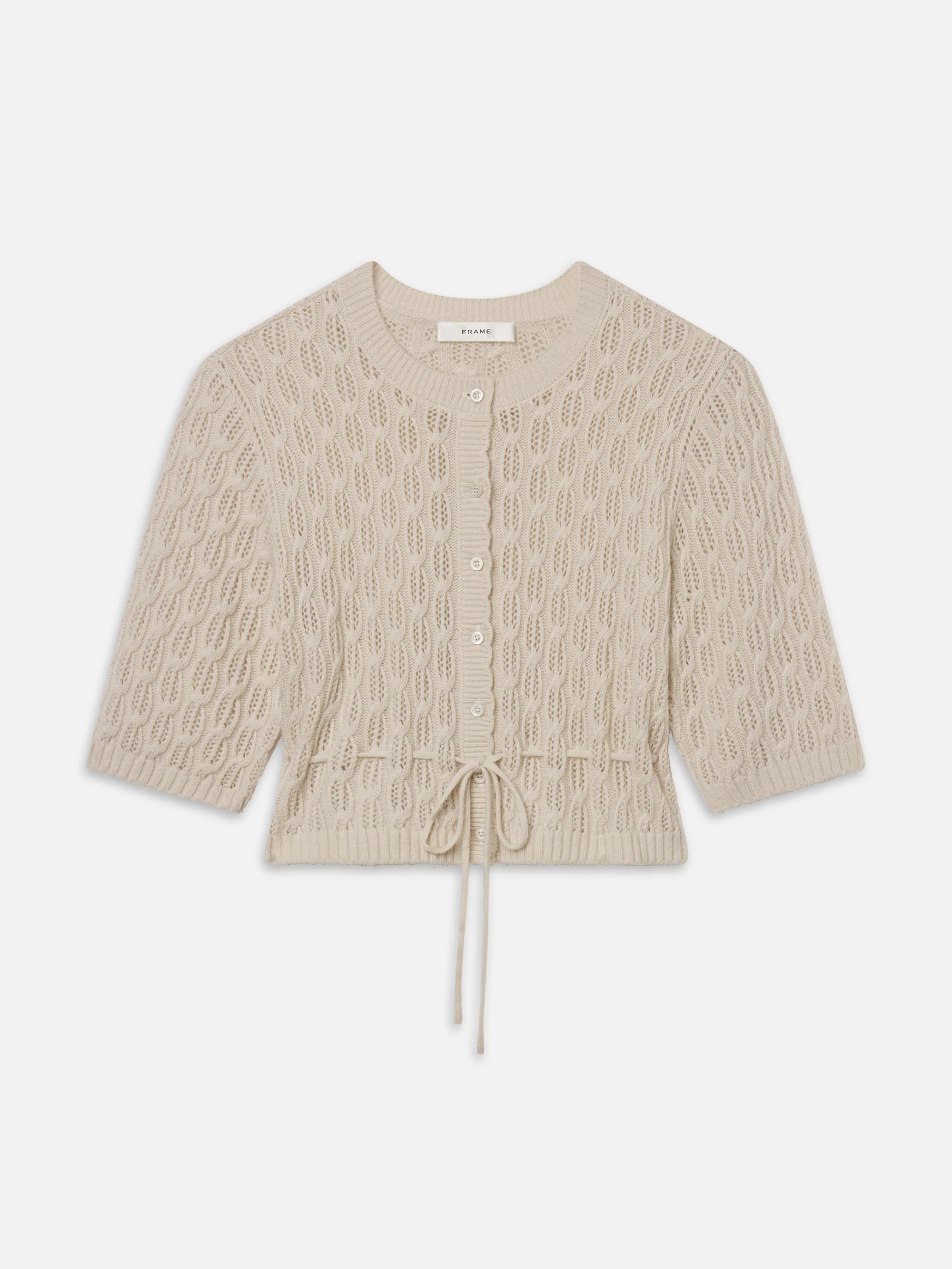 The Clover Cardi -- Oatmeal Heather
