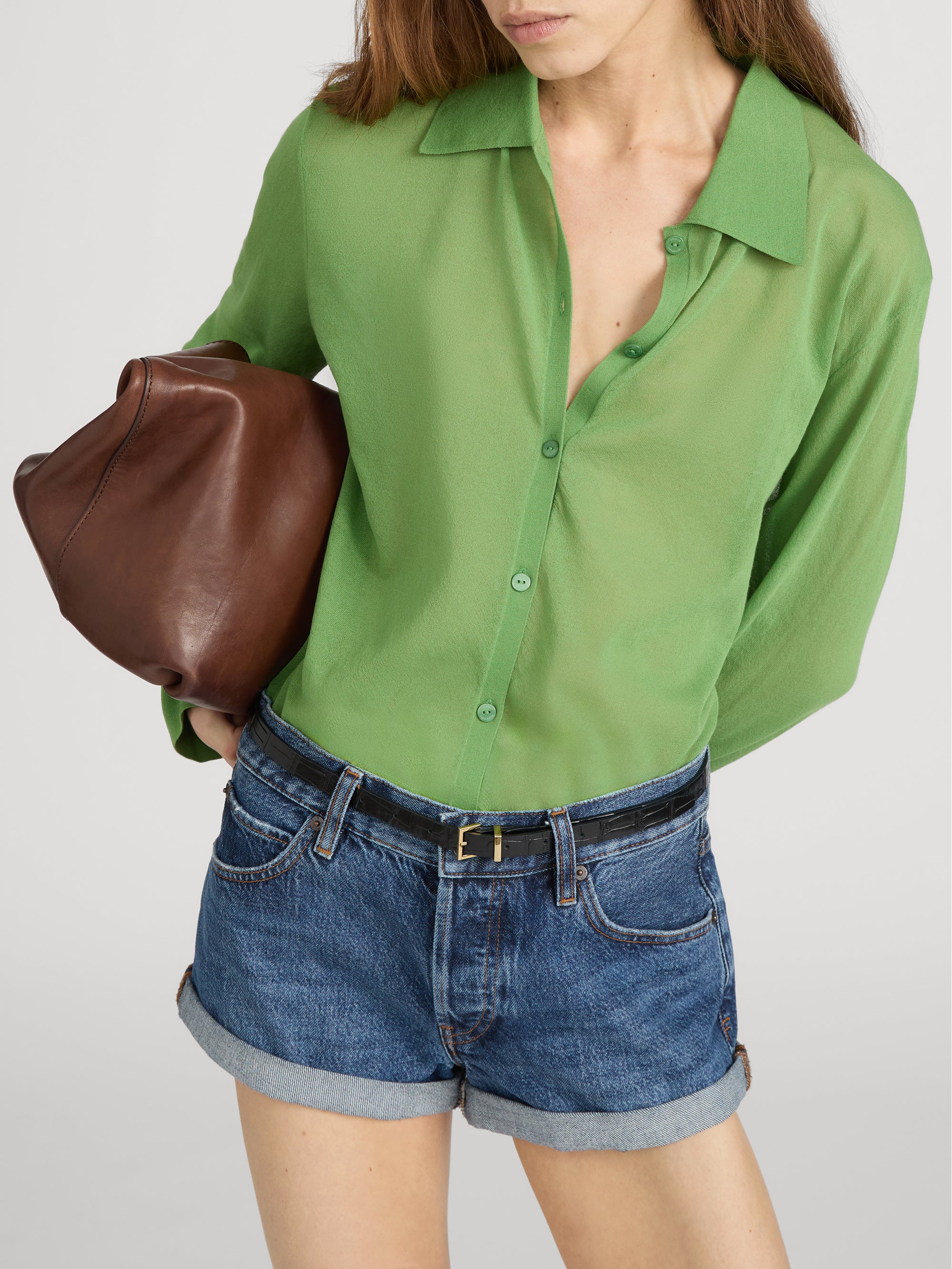The Collared Cardi -- Peridot - Image 3