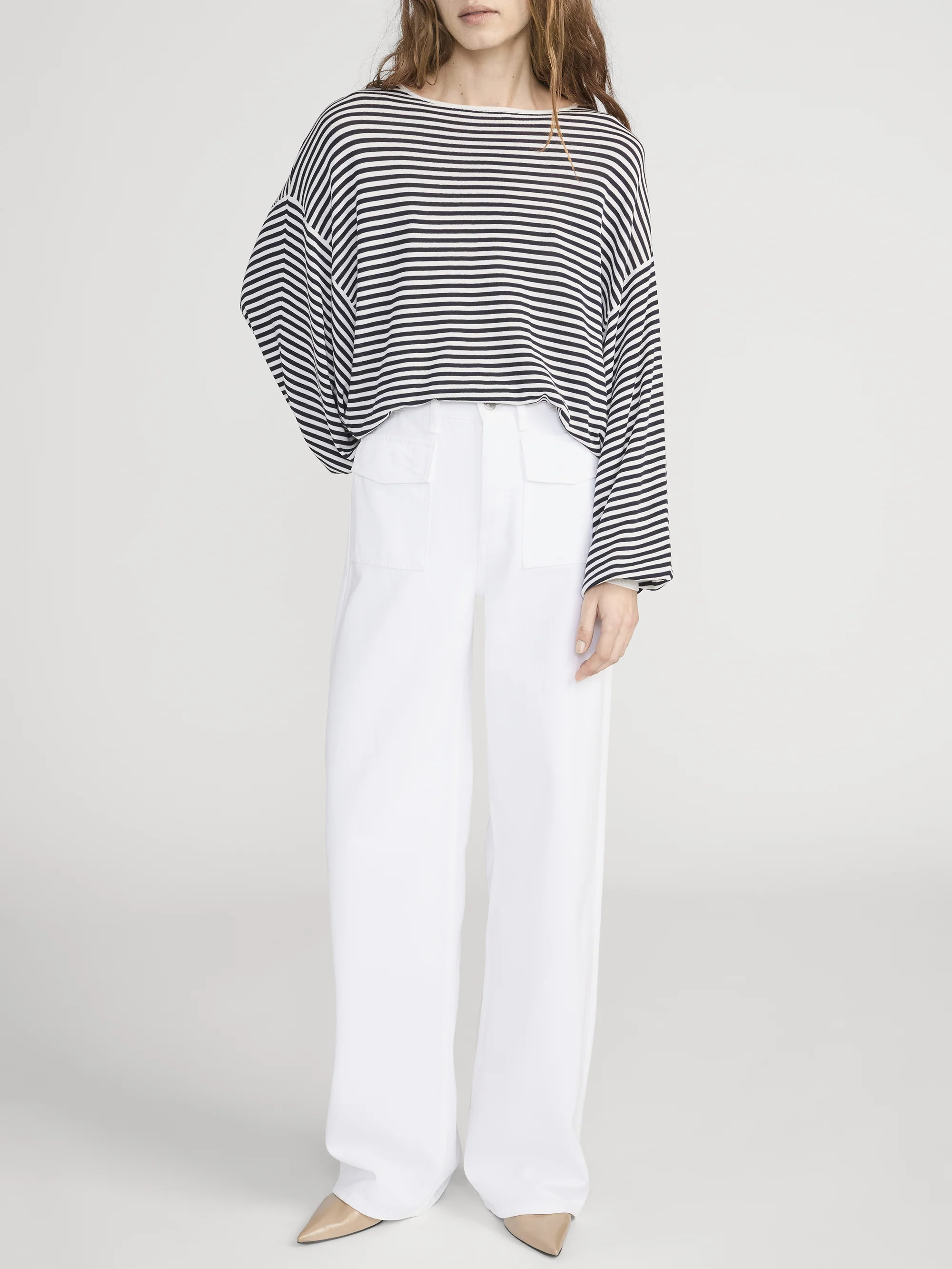 The Collegiate Pocket Jean -- White - Image 2