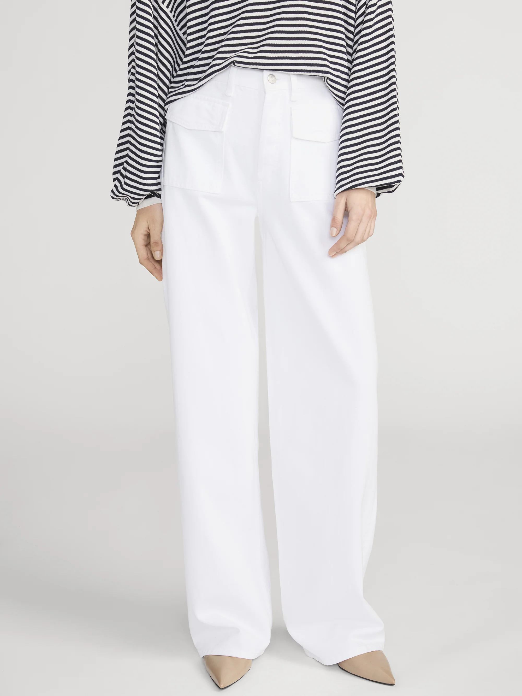 The Collegiate Pocket Jean -- White - Image 3