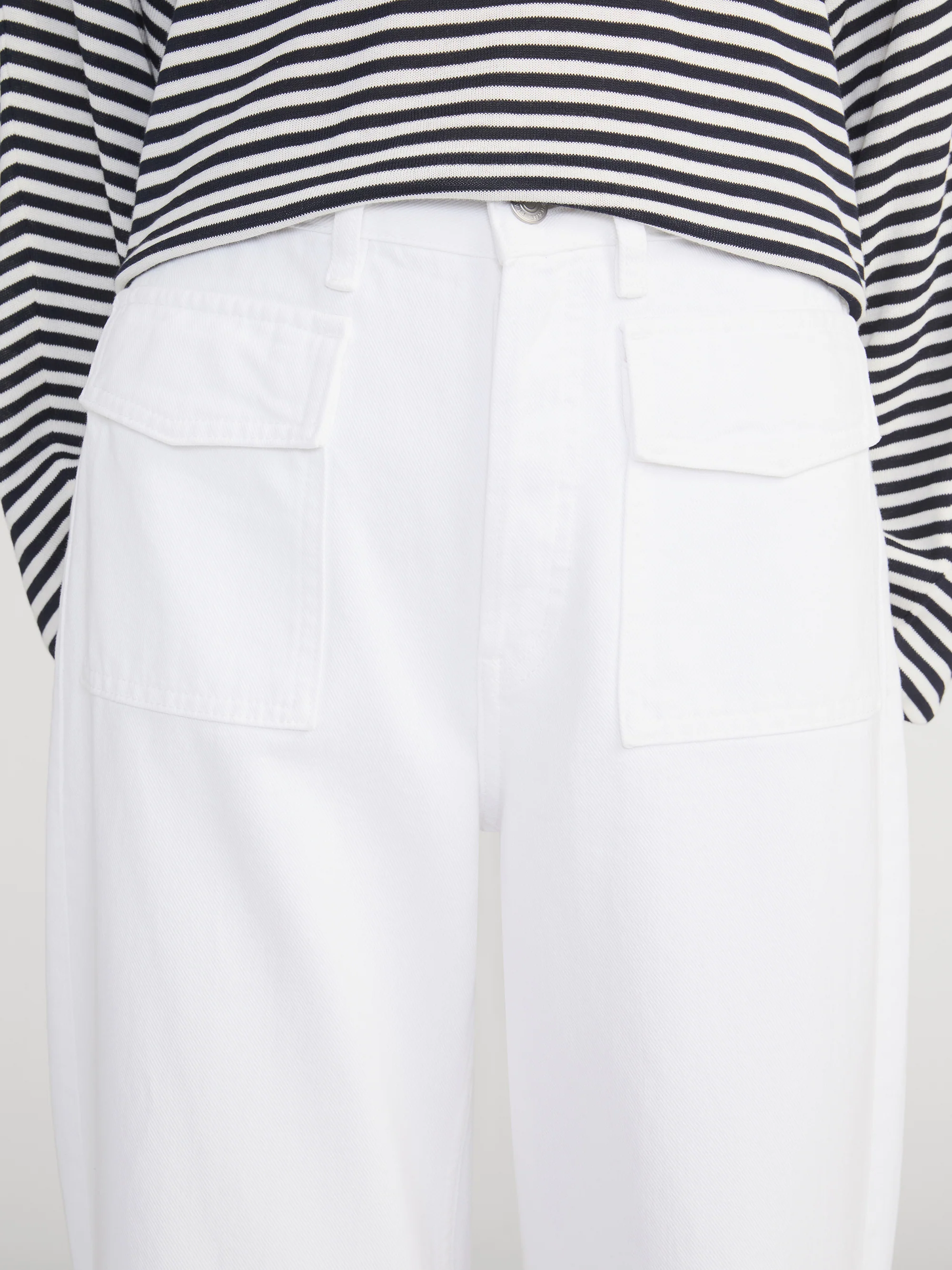 The Collegiate Pocket Jean -- White - Image 5