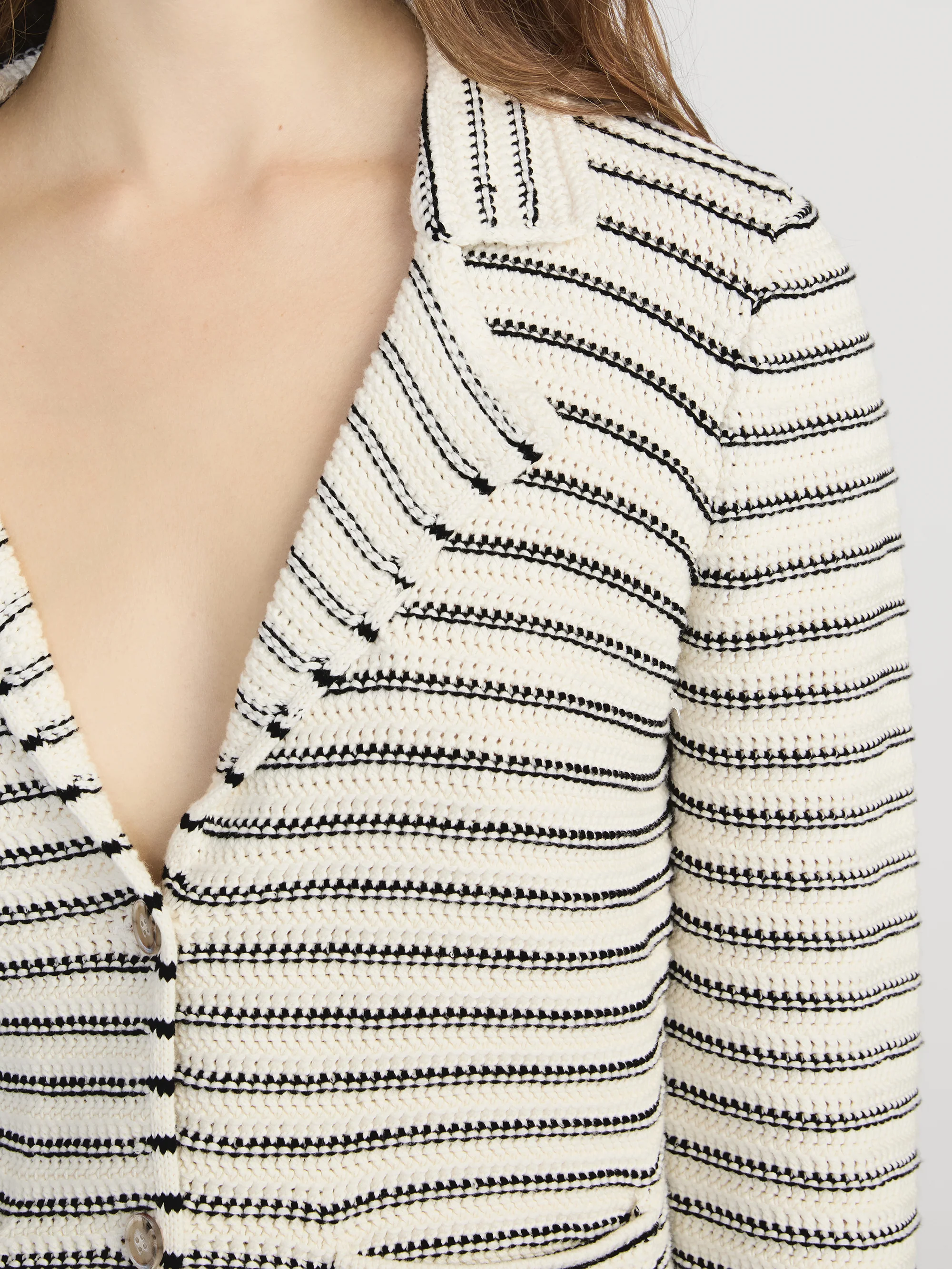 The Crochet Blazer -- Cream Multi - Image 5