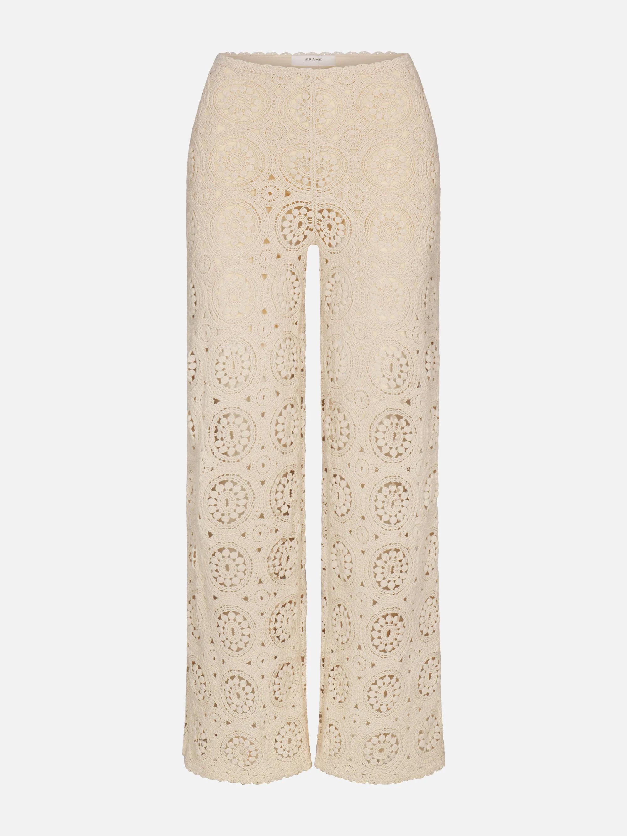The Crochet Pant -- Cream
