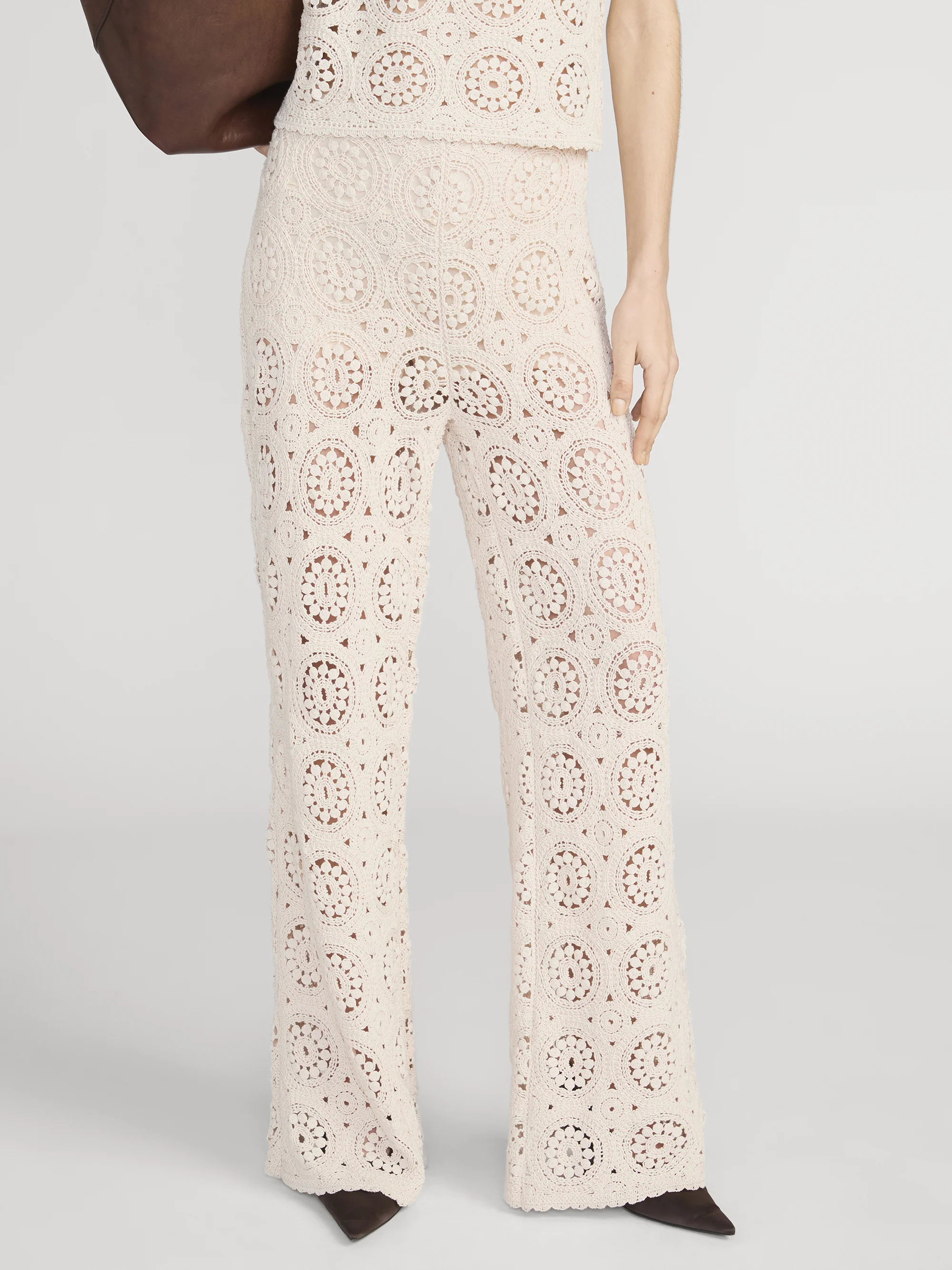 The Crochet Pant -- Cream - Image 3