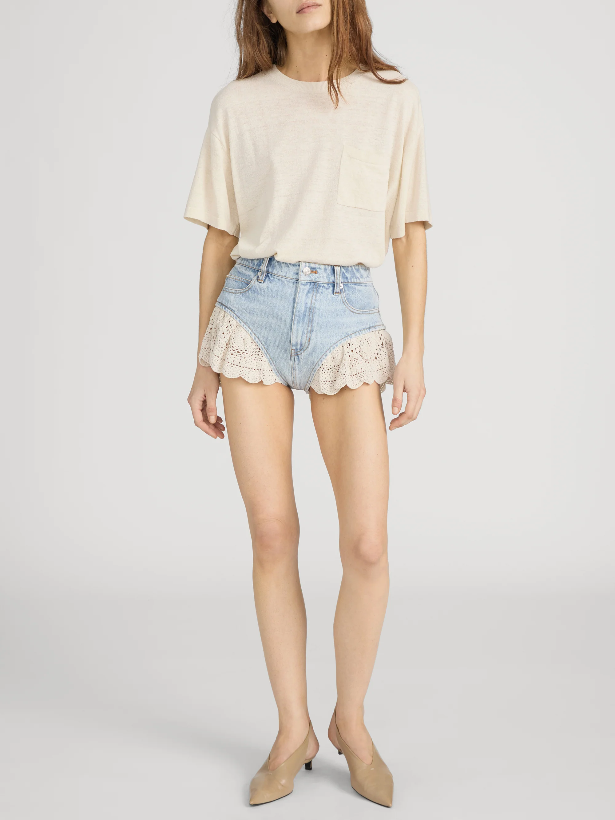 The Crochet Ruffle Short -- Outlaw - Image 2